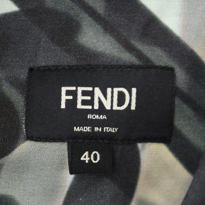 Fendi Fendi Fendi Viscose Short Sleeve Shirt Textile Tops DUTY FREE for USA Size ONE SIZE - 9 Thumbnail