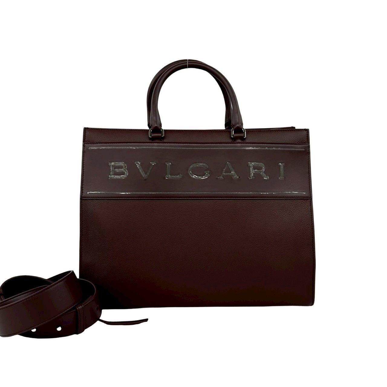 Bvlgari Bvlgari Bvlgari Leather 2way Tote Bag Leather Shoulder Bag DUTY FREE for USA Size ONE SIZE - 2 Thumbnail