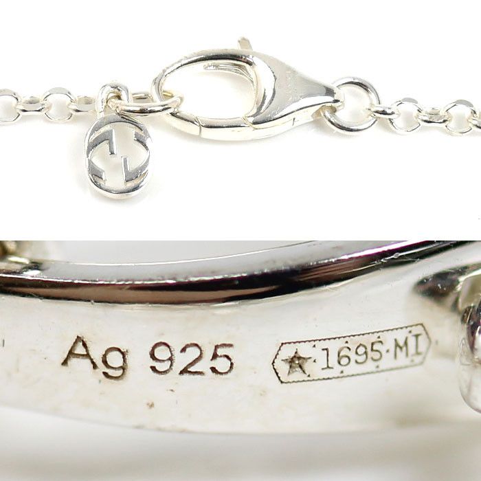 Gucci Gucci Gucci 925 Silver Double G Bracelet Precious Metal Bracelet 770756J84008106 DUTY FREE for USA Size ONE SIZE - 3 Thumbnail