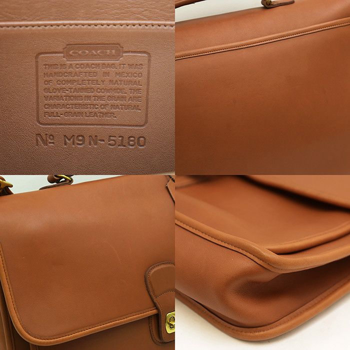 Coach Coach COACH Metropolitan Leather 2way Briefcase Leather Business Bag M9N5180 DUTY FREE for USA Size ONE SIZE - 9 Thumbnail