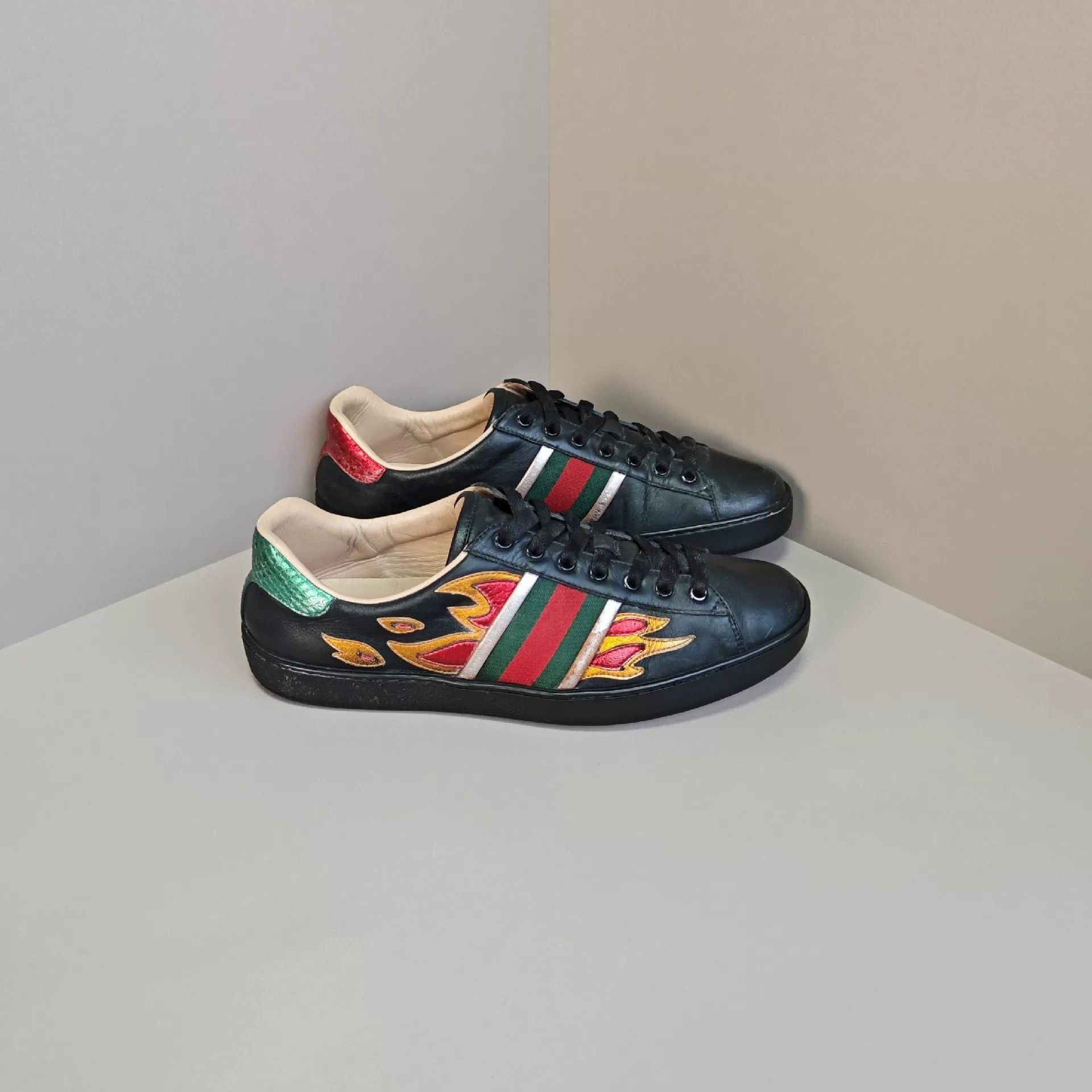 Gucci Gucci Printed Graphic Lowtop Sneakers 7 Men Size US 7 / EU 40 - 4 Thumbnail