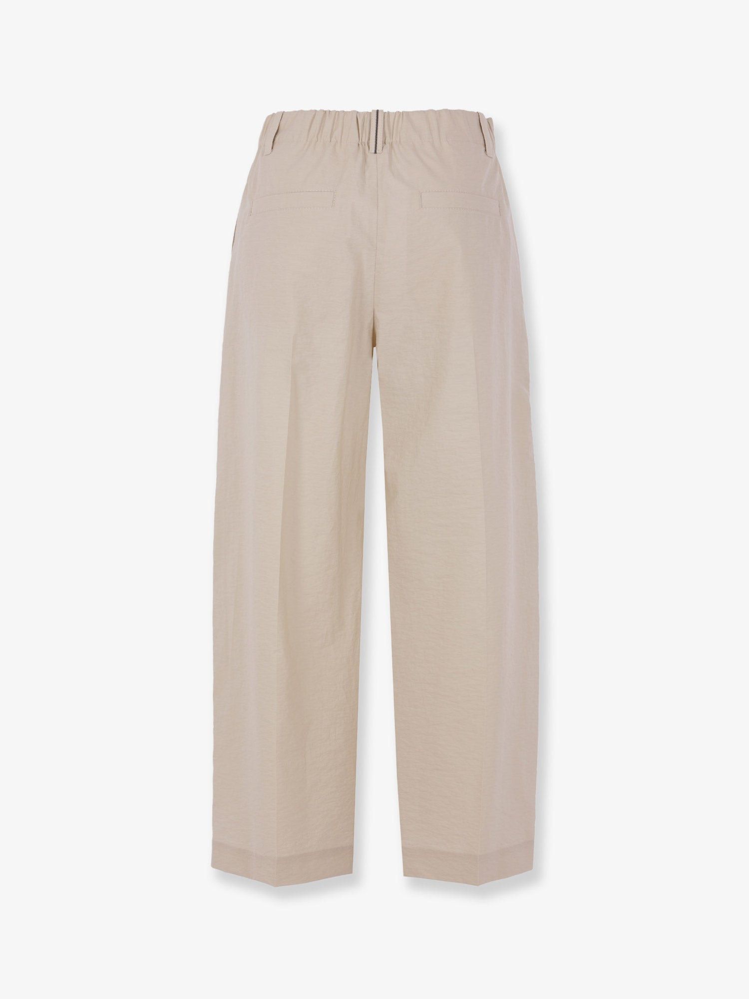 Brunello Cucinelli Cotton Blend Trousers Size 27" / US 4 / IT 40 - 2 Thumbnail