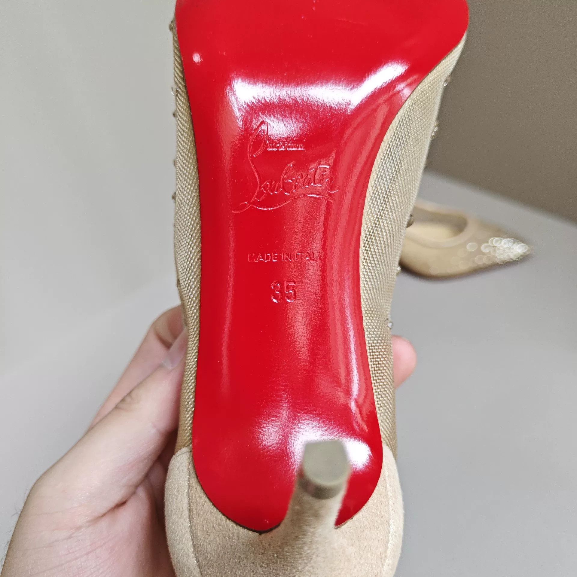 Christian Louboutin Christian Louboutin Red Lowtop Sneakers us_5 Women Size US 5 / IT 35 - 6 Thumbnail