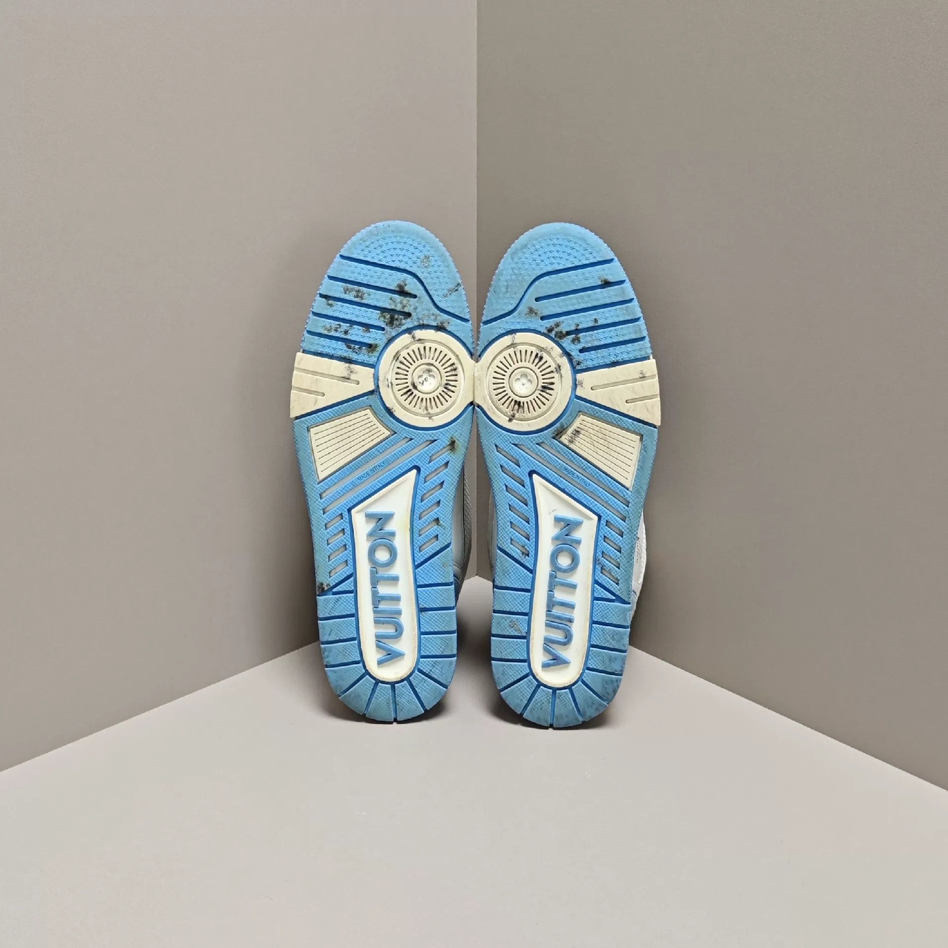 Louis Vuitton Louis Vuitton Training Blue Lowtop Sneakers 10 Men Size US 10 / EU 43 - 5 Thumbnail