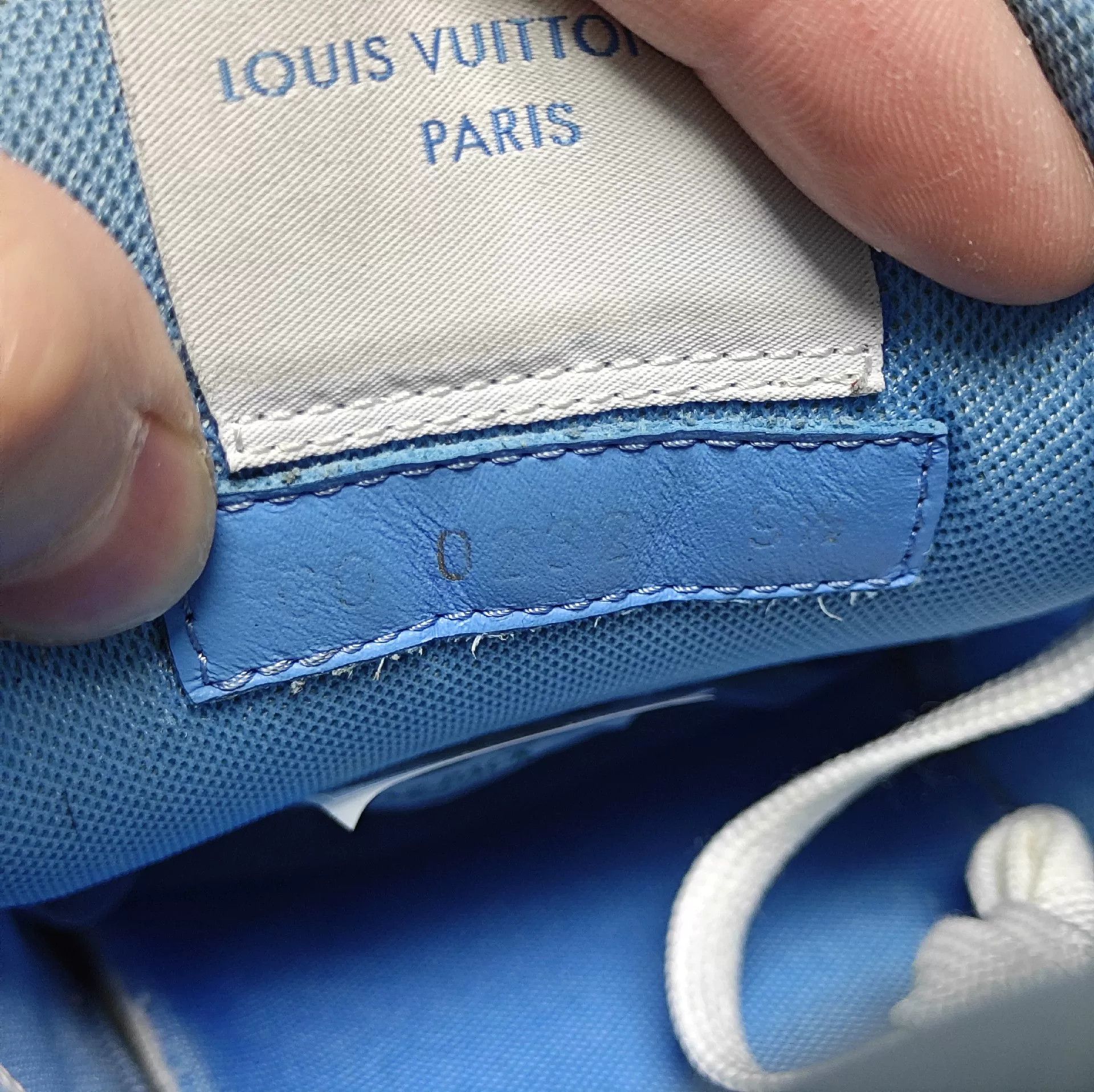Louis Vuitton Louis Vuitton Training Blue Lowtop Sneakers 10 Men Size US 10 / EU 43 - 6 Thumbnail