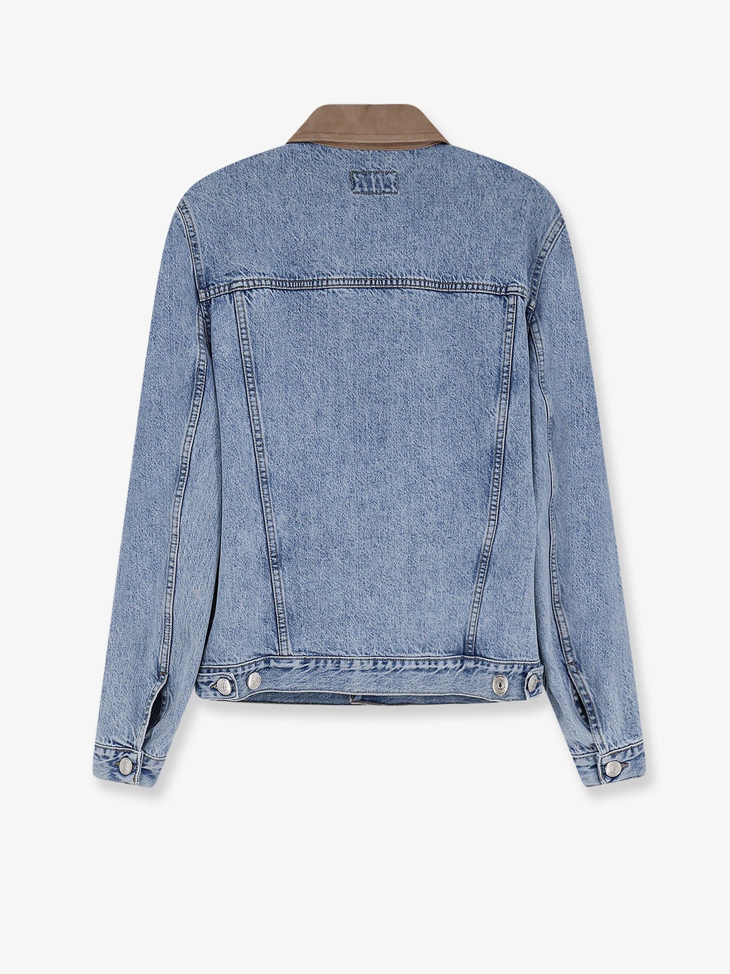 Brunello Cucinelli Denim Jacket With Suede Collar Size US M / EU 48-50 / 2 - 4 Thumbnail