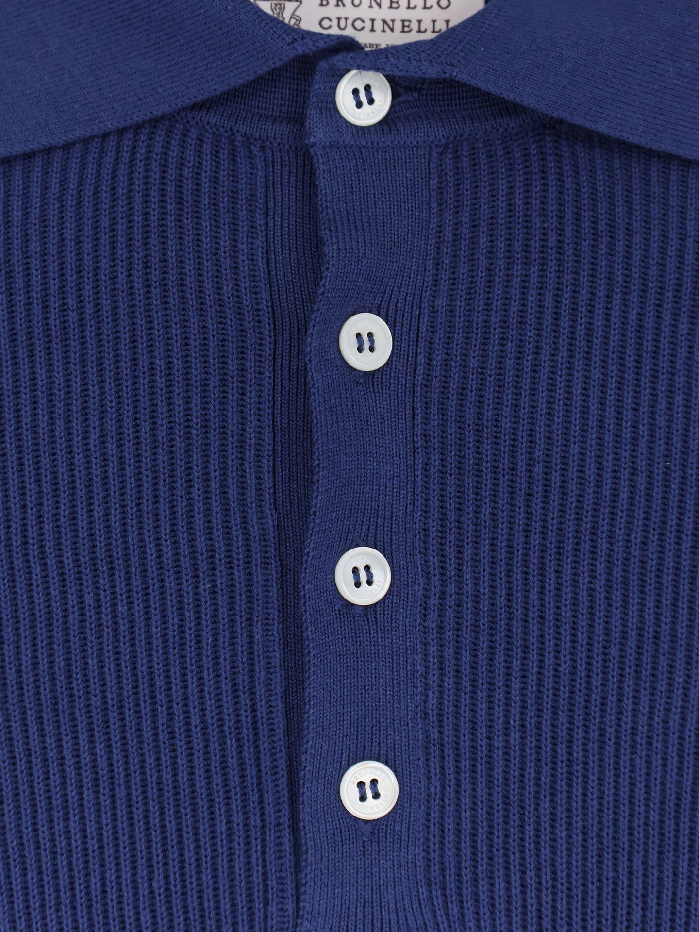 Brunello Cucinelli Cotton Polo Shirt Size US L / EU 52-54 / 3 - 3 Thumbnail