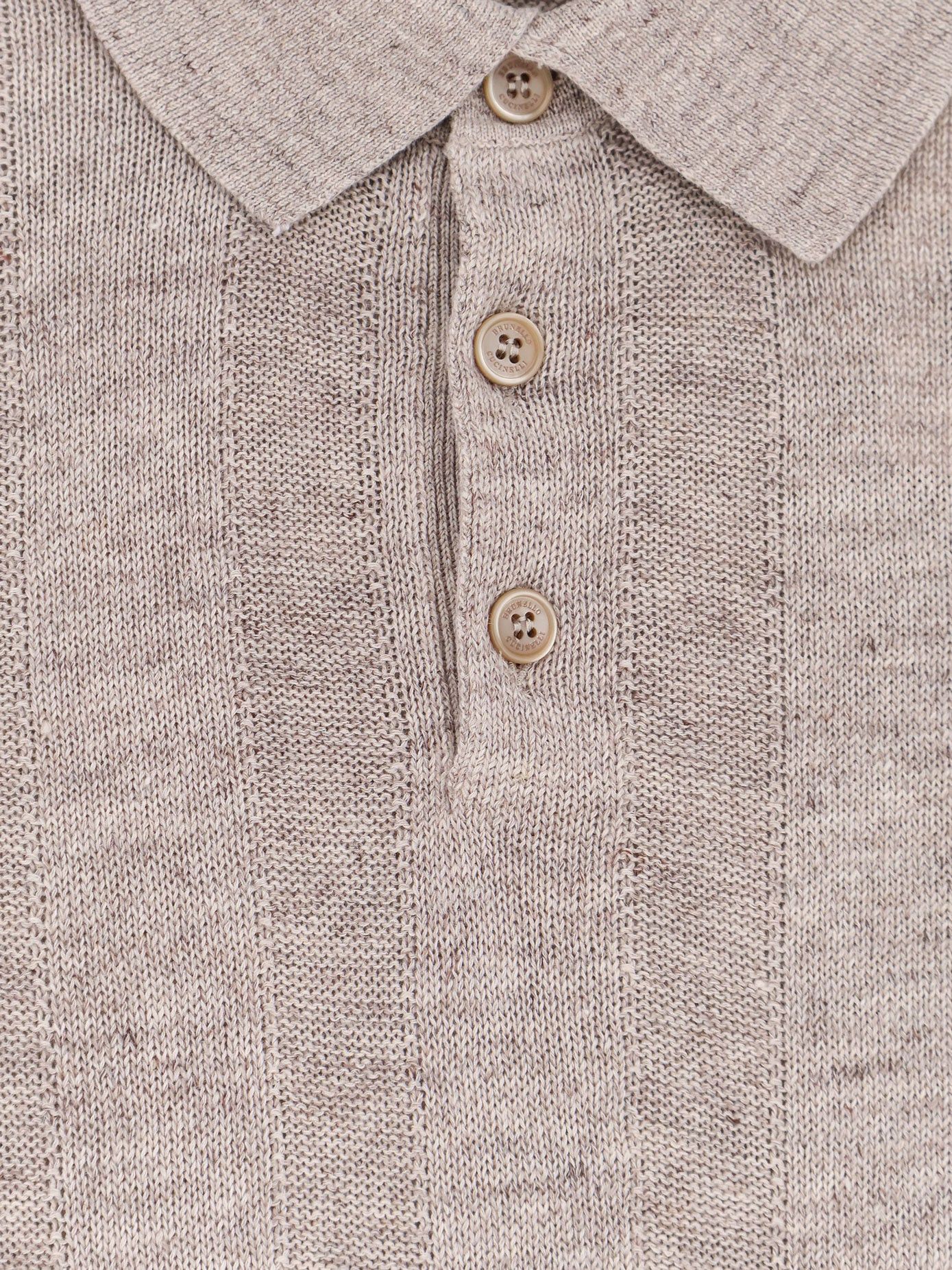 Brunello Cucinelli Linen And Cotton Blend Polo Shirt Size US L / EU 52-54 / 3 - 3 Thumbnail