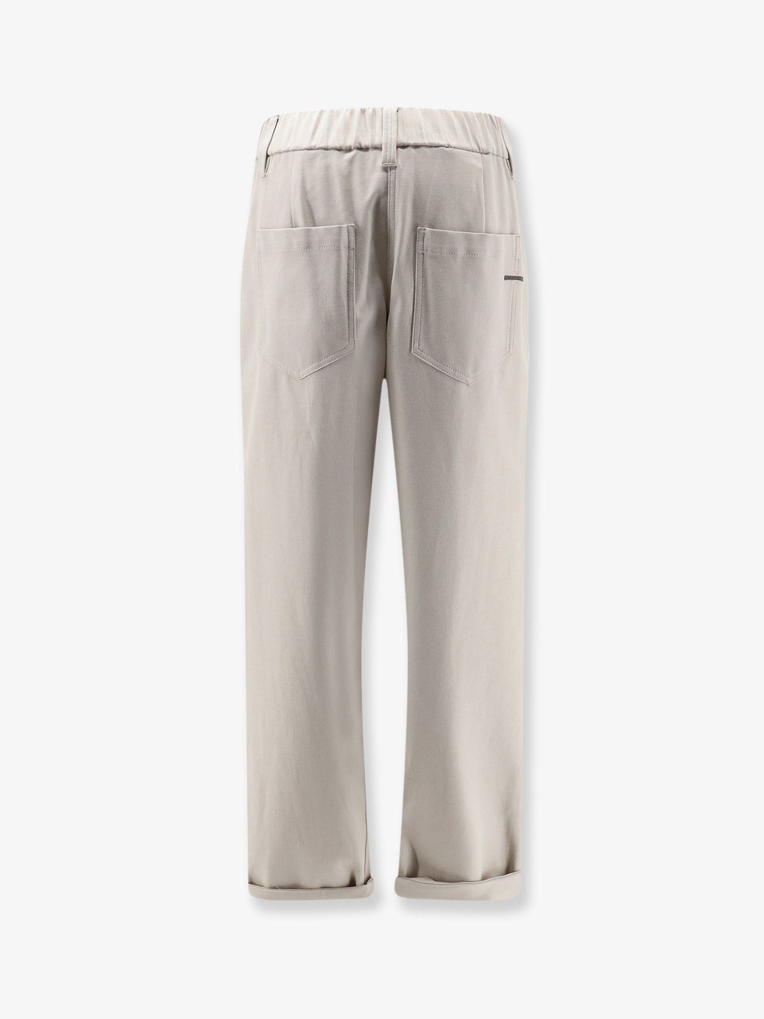 Brunello Cucinelli Cotton Trousers Size 28" / US 6 / IT 42 - 2 Thumbnail
