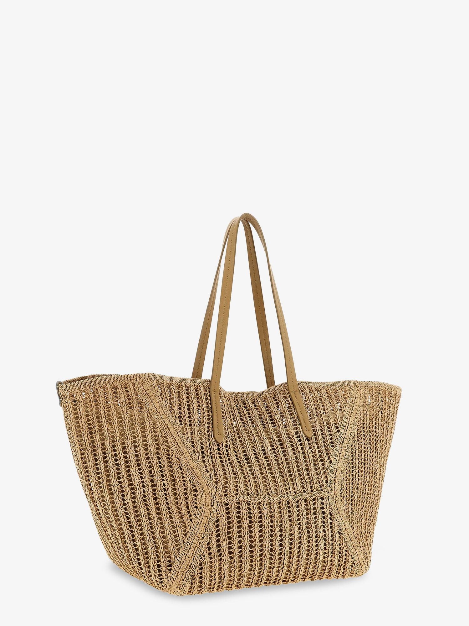 Brunello Cucinelli Bc Duo Raffia Shoulder Bag Size ONE SIZE - 3 Thumbnail