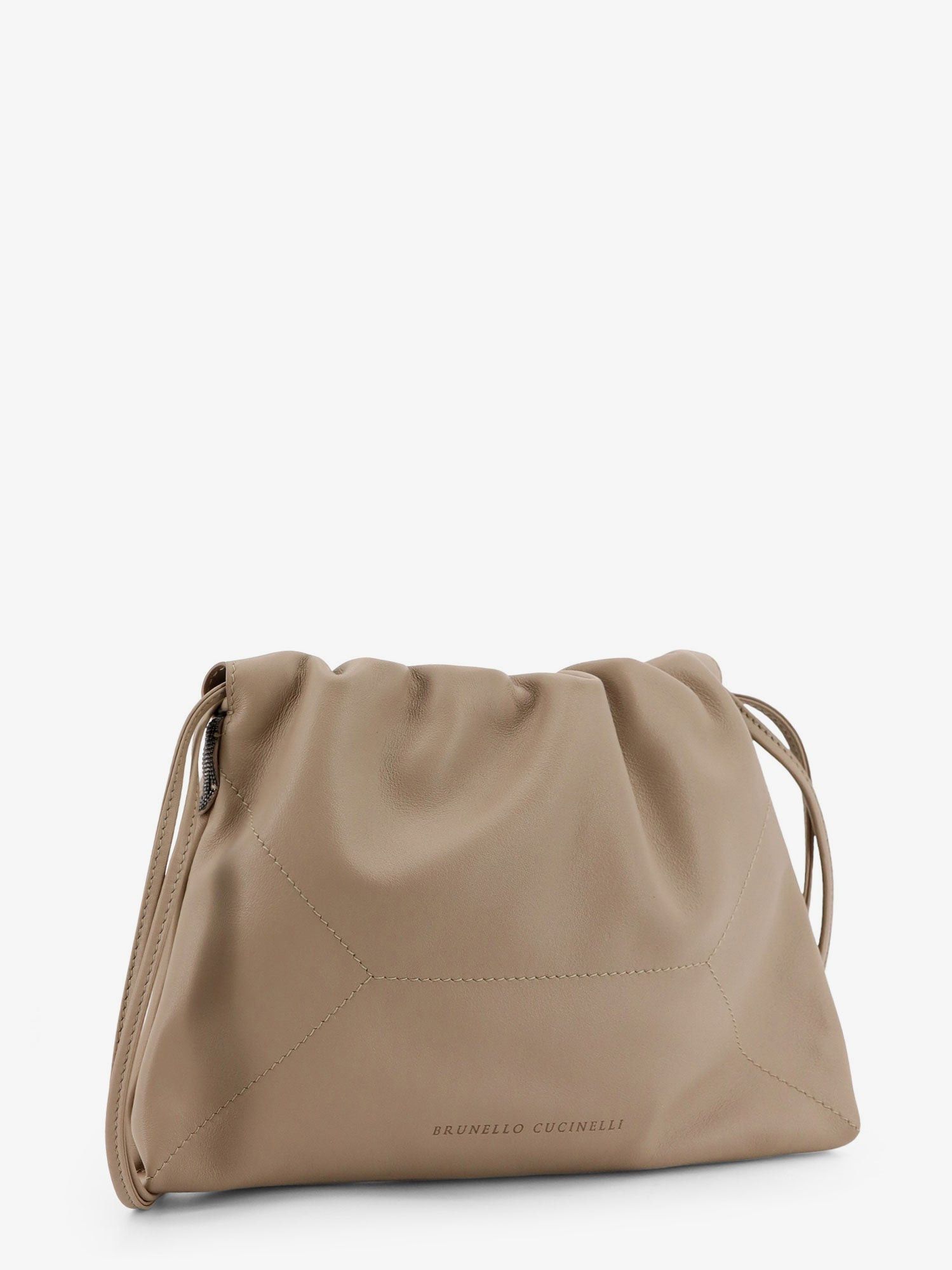 Brunello Cucinelli Bc Duo Leather Shoulder Bag Size ONE SIZE - 3 Thumbnail