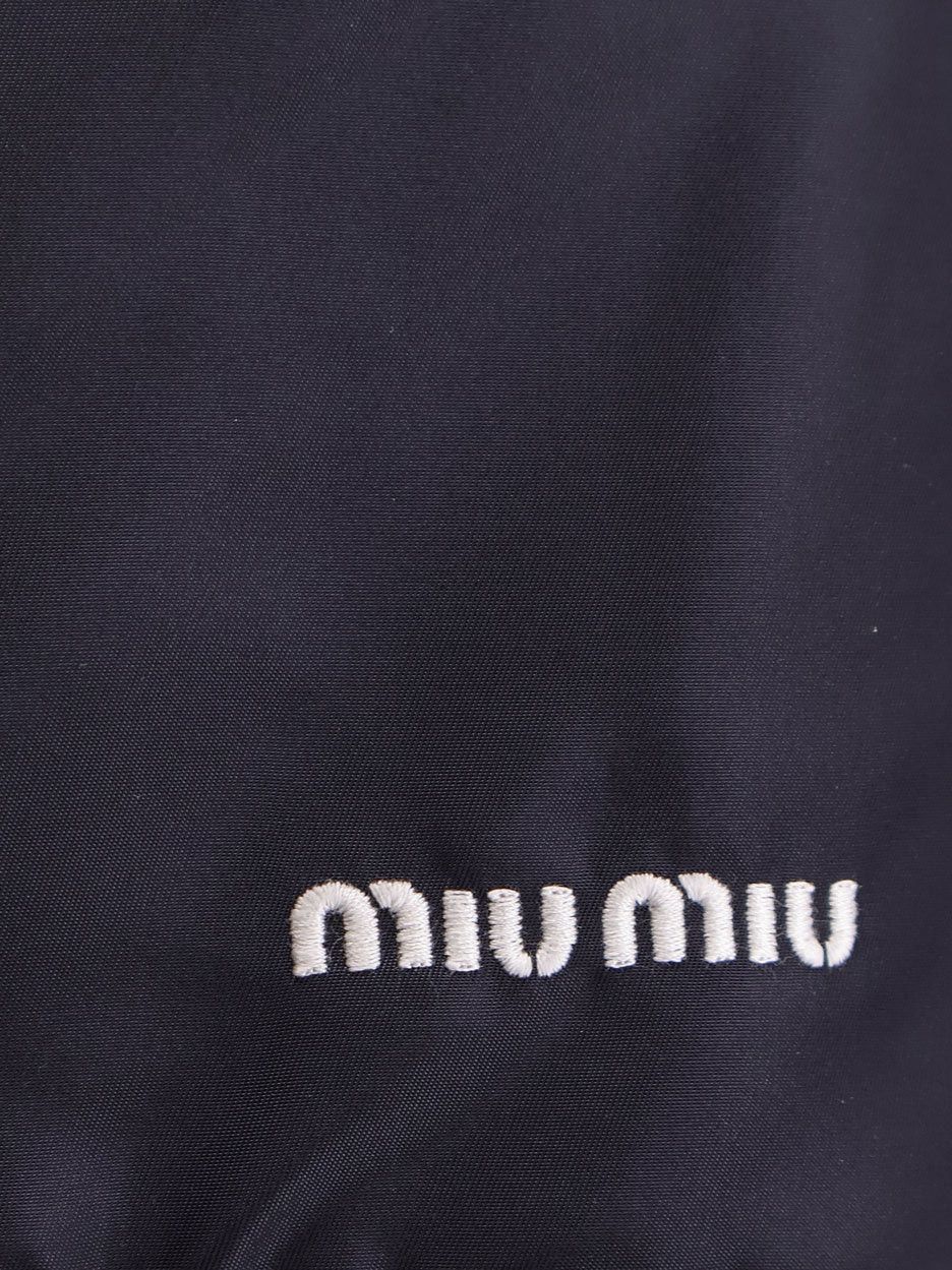 Miu Miu Recycled Material Mini Skirt Size 28" / US 6 / IT 42 - 3 Thumbnail