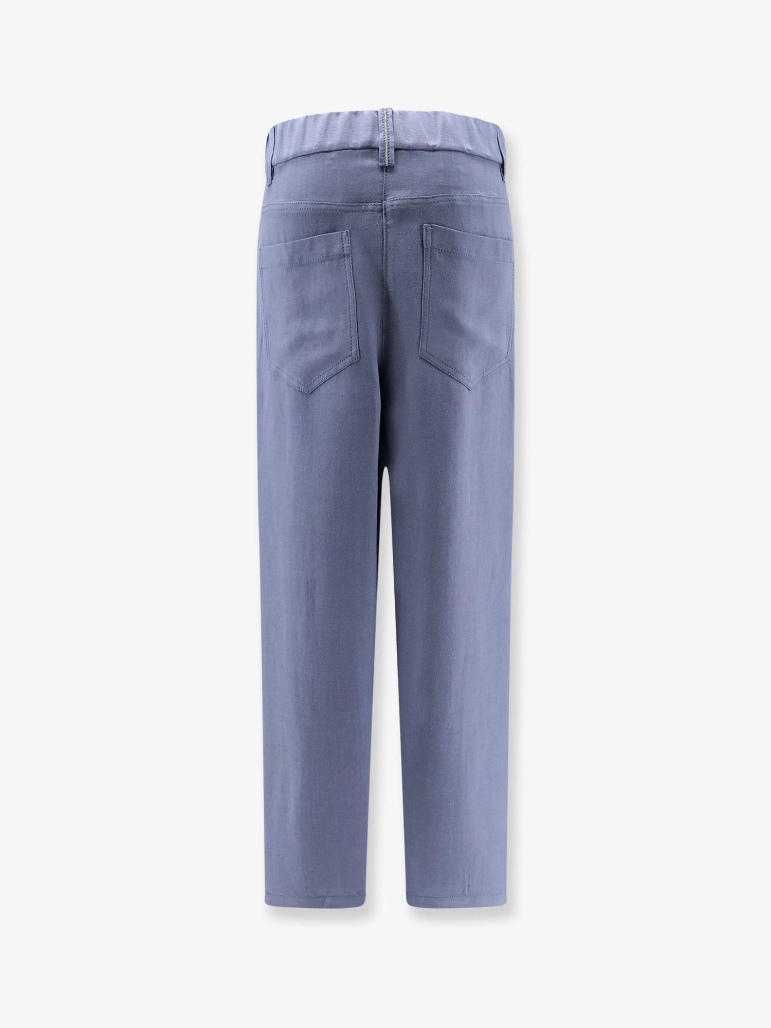 Brunello Cucinelli Viscose And Linen Trousers Size 27" / US 4 / IT 40 - 2 Thumbnail