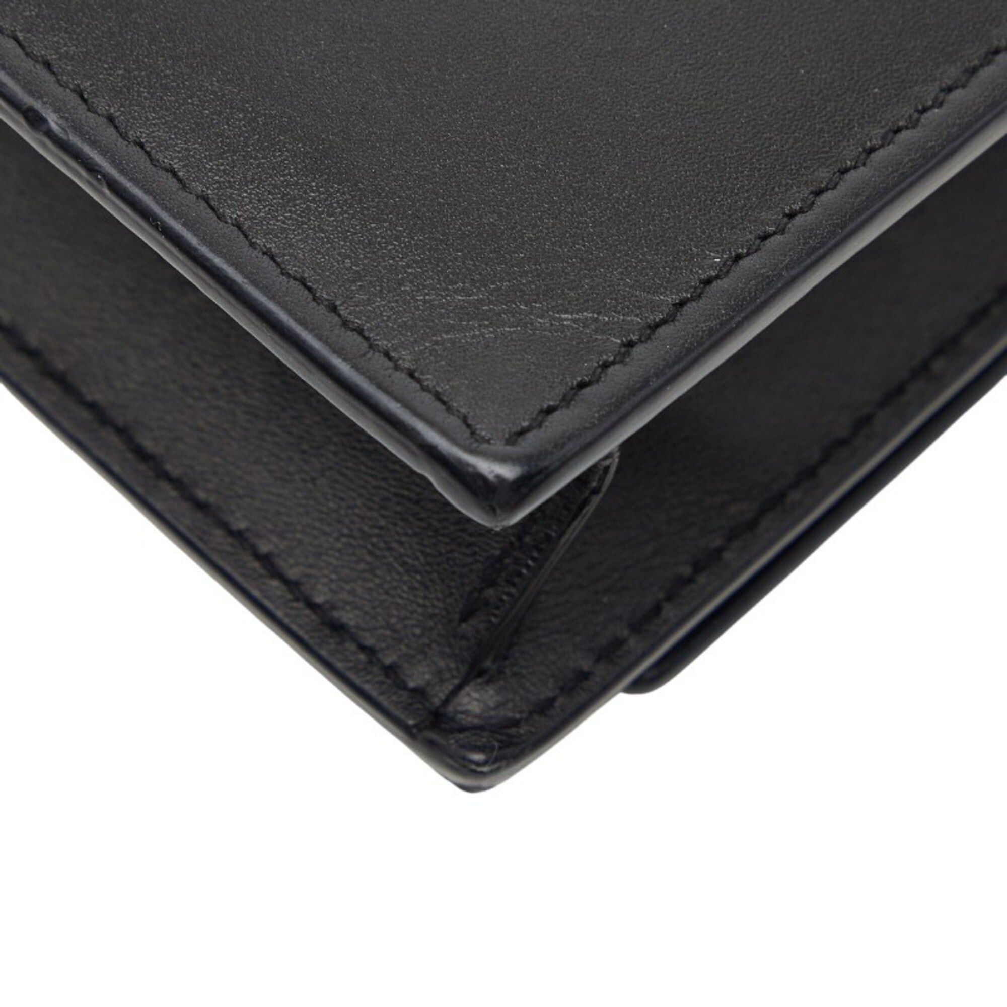 Saint Laurent Paris Saint Laurent YSL Logo Tassel Chain Wallet Shoulder Bag 452159 Black Leather Women's SAINT LAURENT Size ONE SIZE - 7 Thumbnail
