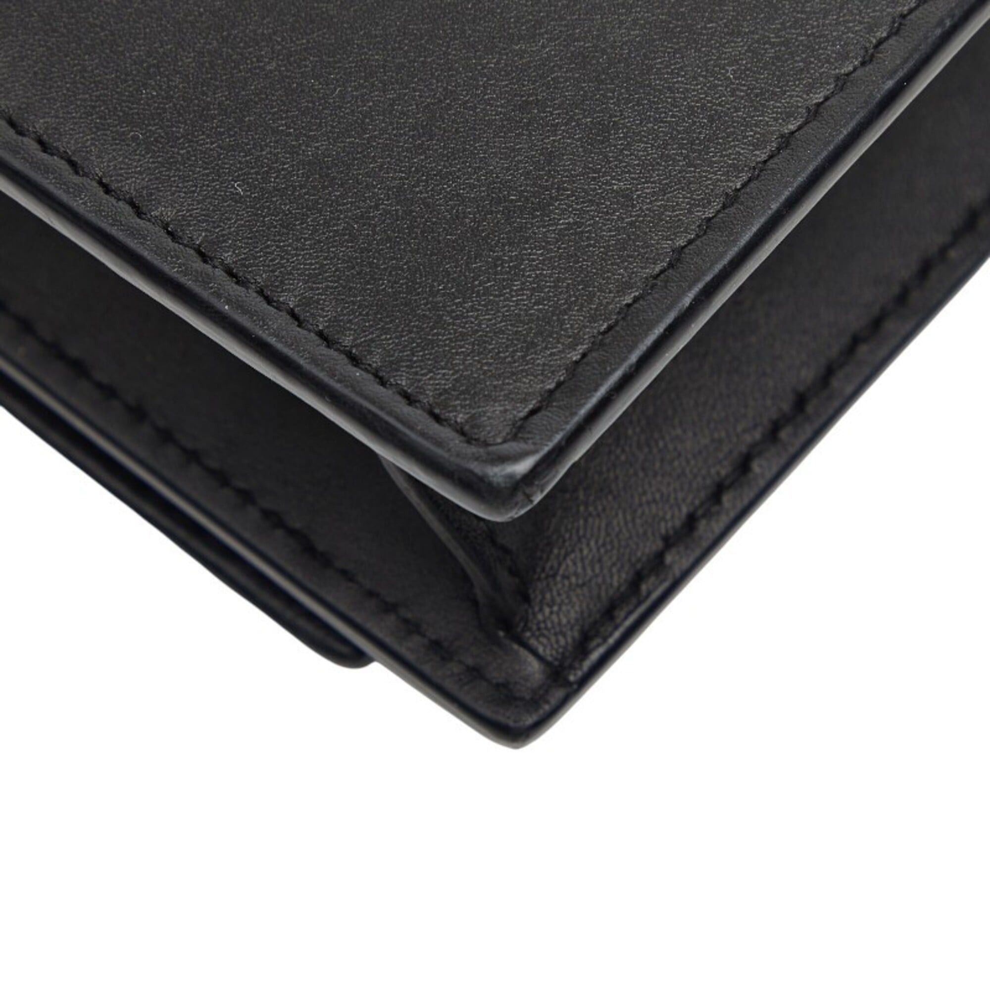 Saint Laurent Paris Saint Laurent YSL Logo Tassel Chain Wallet Shoulder Bag 452159 Black Leather Women's SAINT LAURENT Size ONE SIZE - 8 Thumbnail