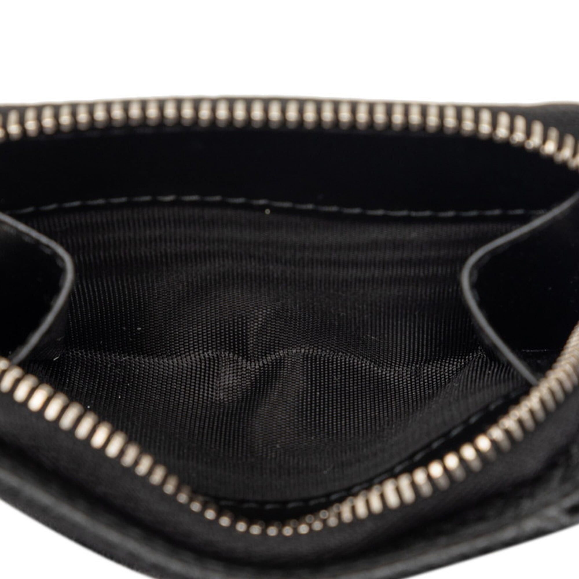 Prada Prada Tri-fold Wallet Mini Black Vitello Daino Leather Women's PRADA Size ONE SIZE - 5 Thumbnail