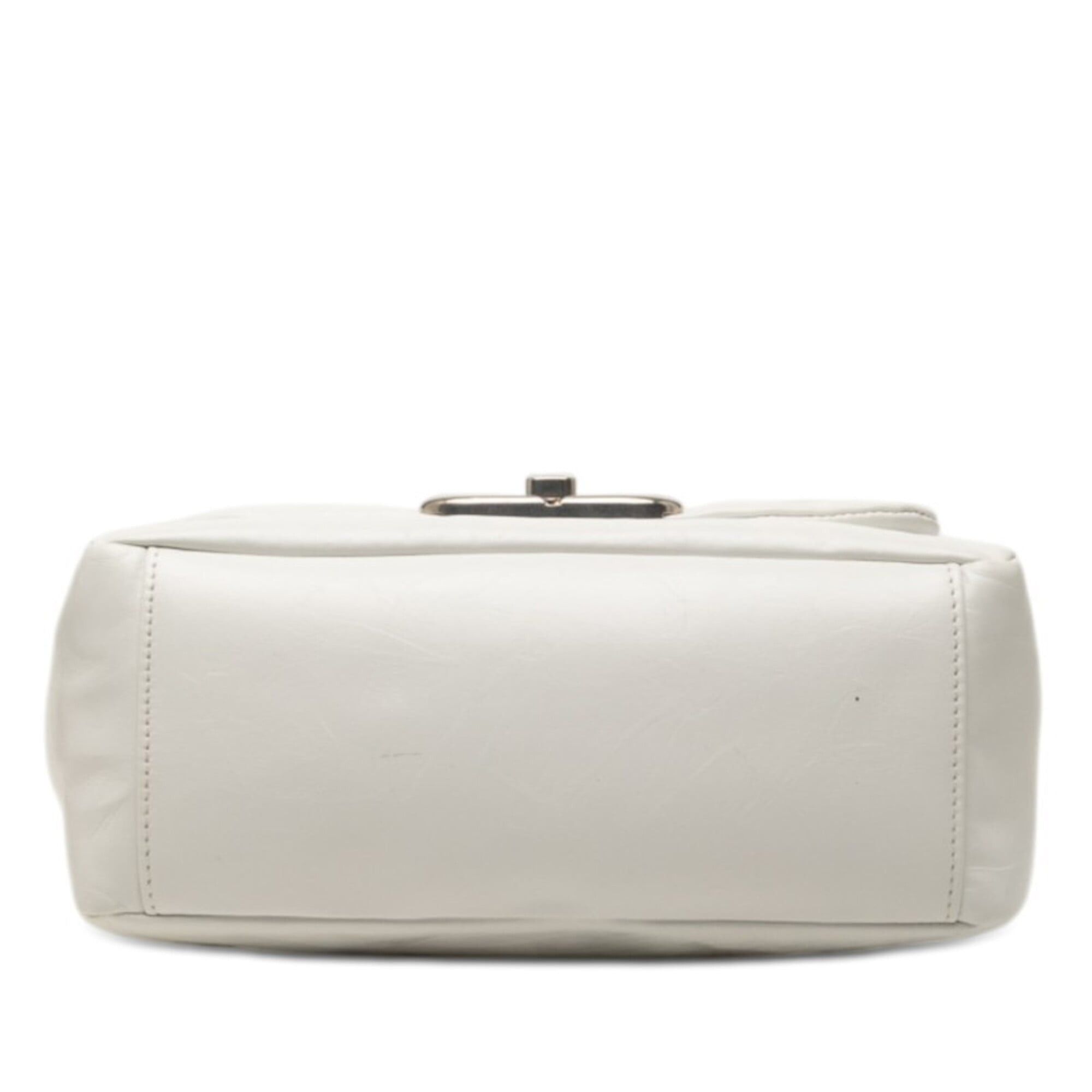 Balenciaga Balenciaga Monaco BB Logo One-Shoulder Bag 787896 White Leather Women's BALENCIAGA Size ONE SIZE - 3 Thumbnail