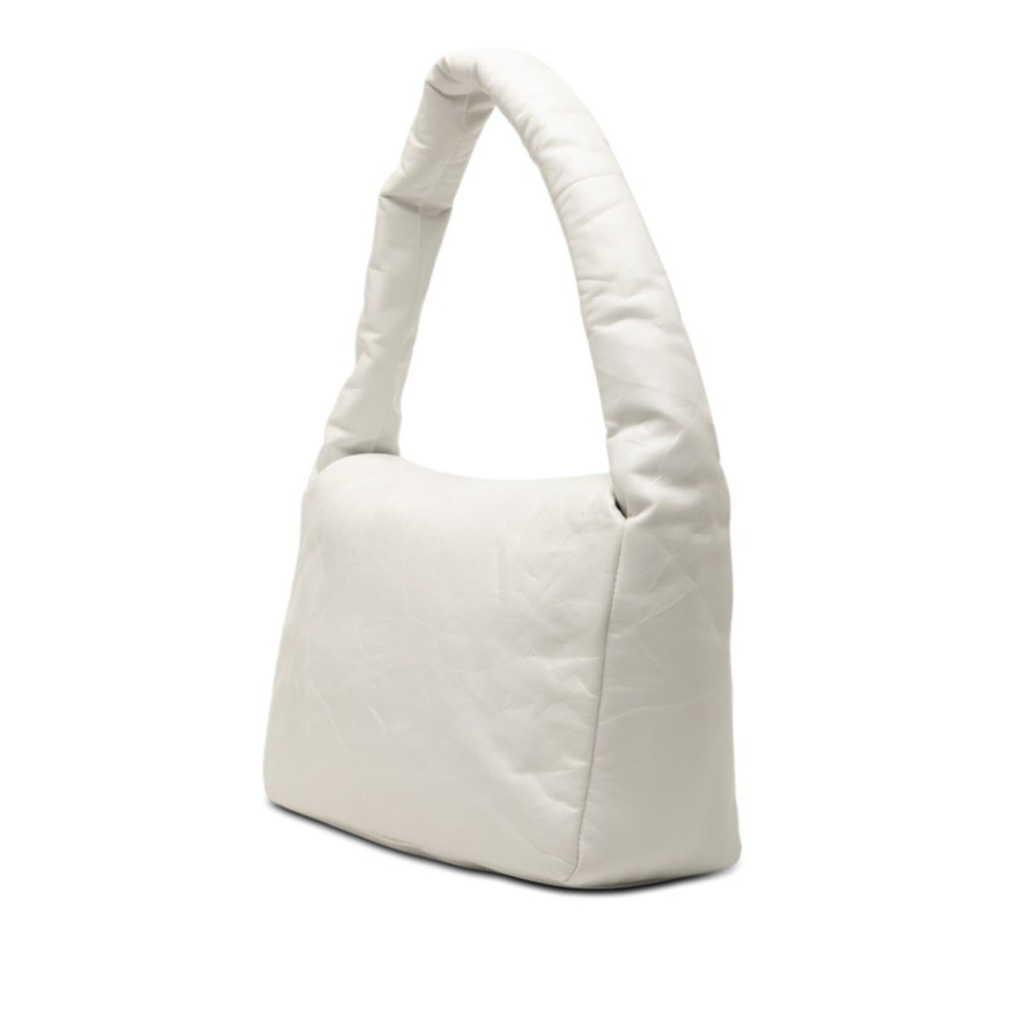 Balenciaga Balenciaga Monaco BB Logo One-Shoulder Bag 787896 White Leather Women's BALENCIAGA Size ONE SIZE - 2 Thumbnail