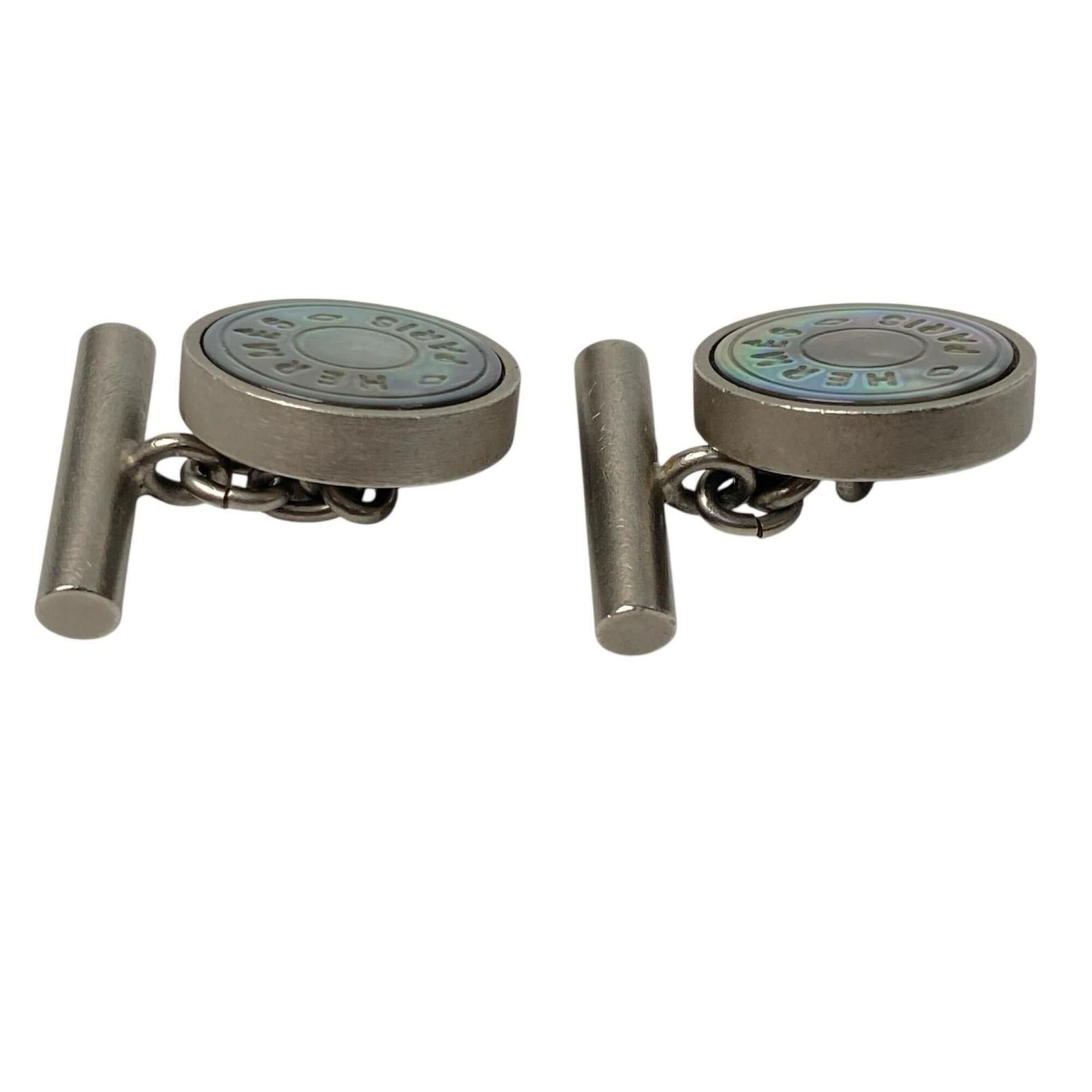 Hermes Hermes Sellier Cufflinks GP x Shell Men's Size ONE SIZE - 4 Thumbnail