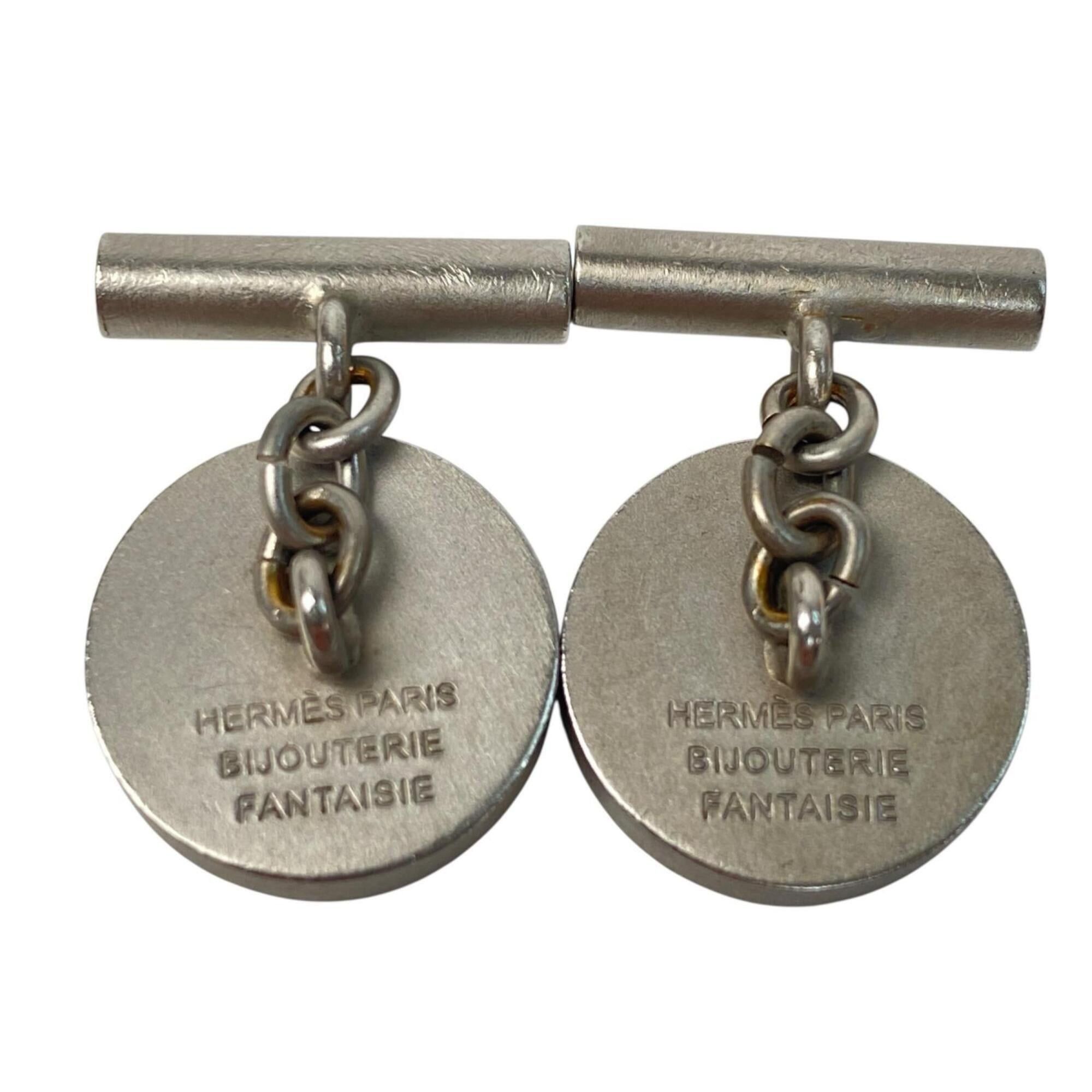 Hermes Hermes Sellier Cufflinks GP x Shell Men's Size ONE SIZE - 2 Thumbnail