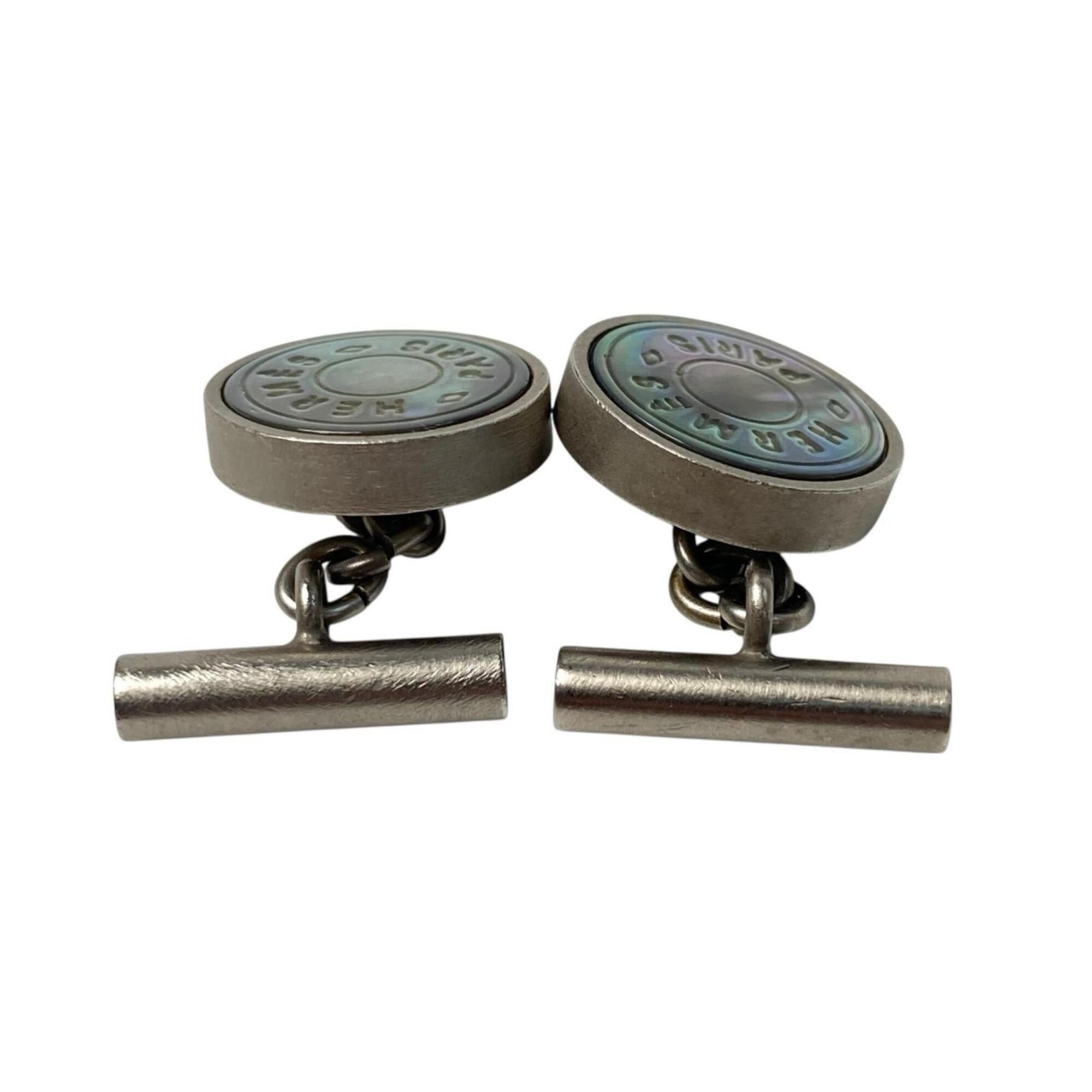 Hermes Hermes Sellier Cufflinks GP x Shell Men's Size ONE SIZE - 5 Thumbnail