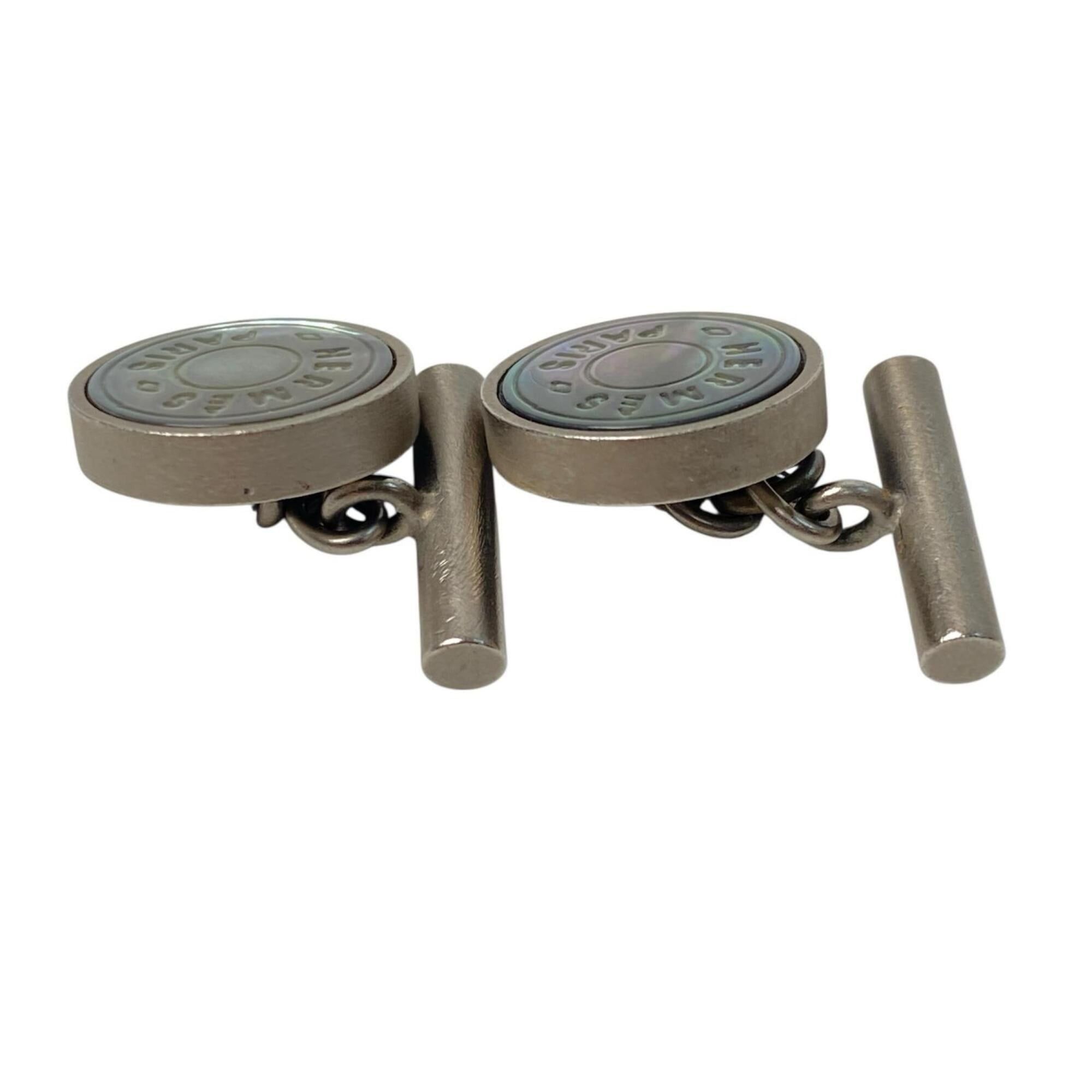 Hermes Hermes Sellier Cufflinks GP x Shell Men's Size ONE SIZE - 3 Thumbnail