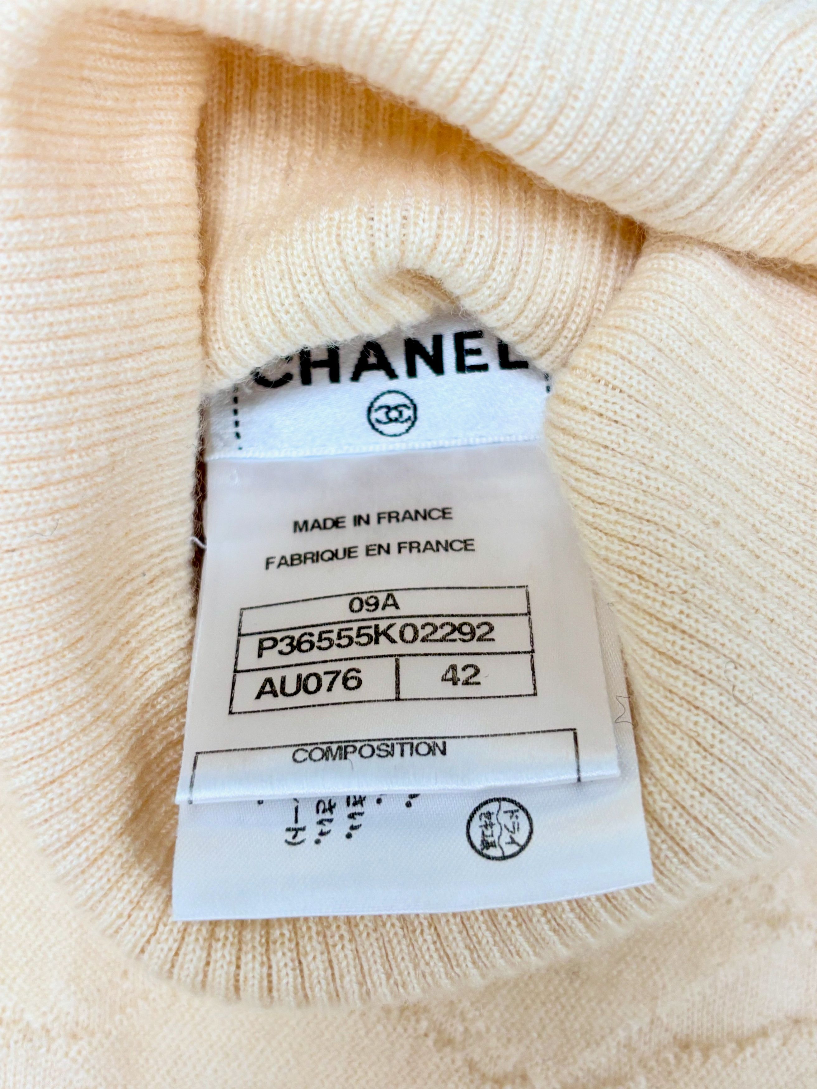 Chanel Pull cachemire Lattice Size M / US 6-8 / IT 42-44 - 6 Thumbnail