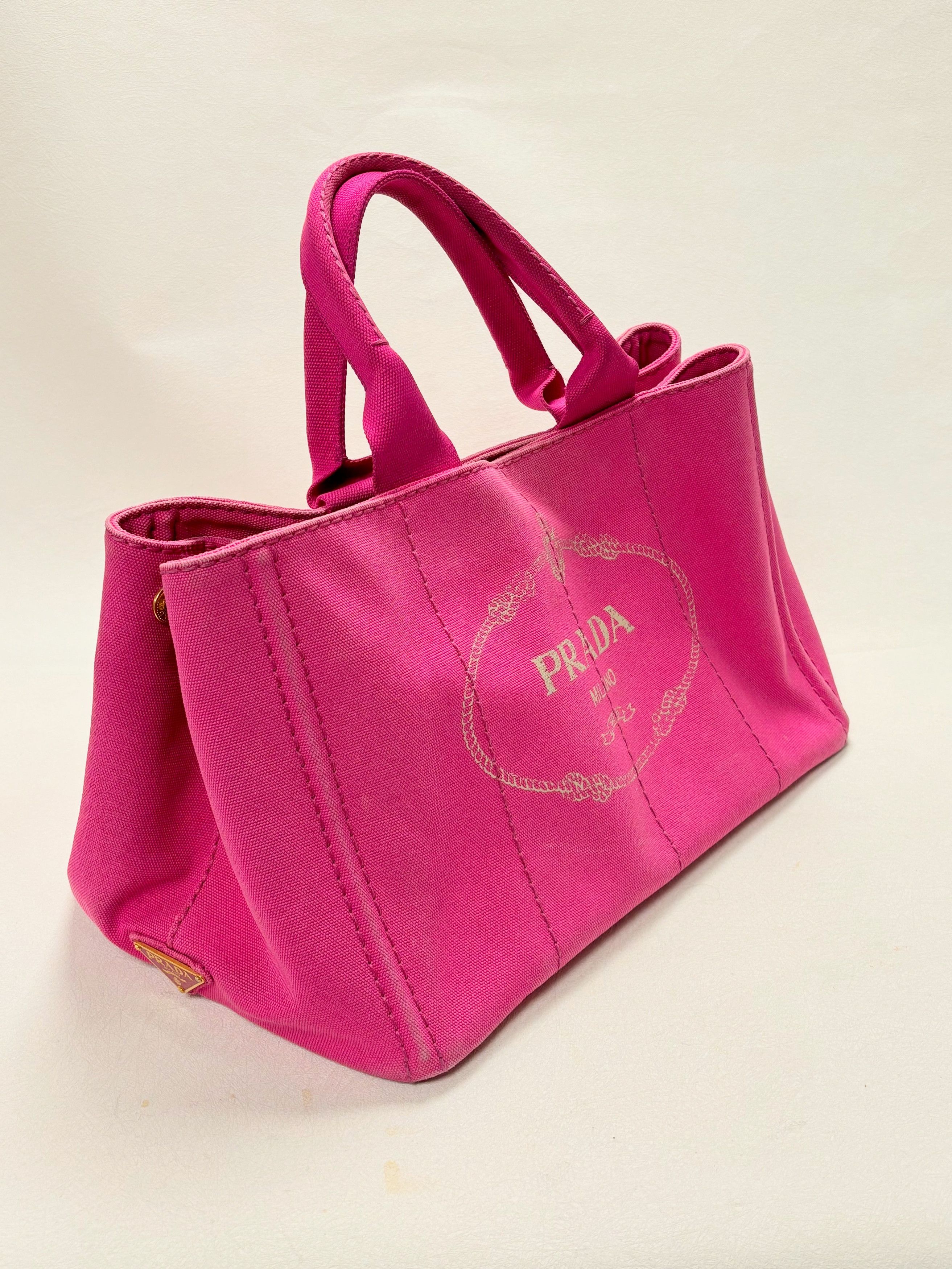 Prada Sac Canapa Denim rose Size ONE SIZE - 5 Thumbnail
