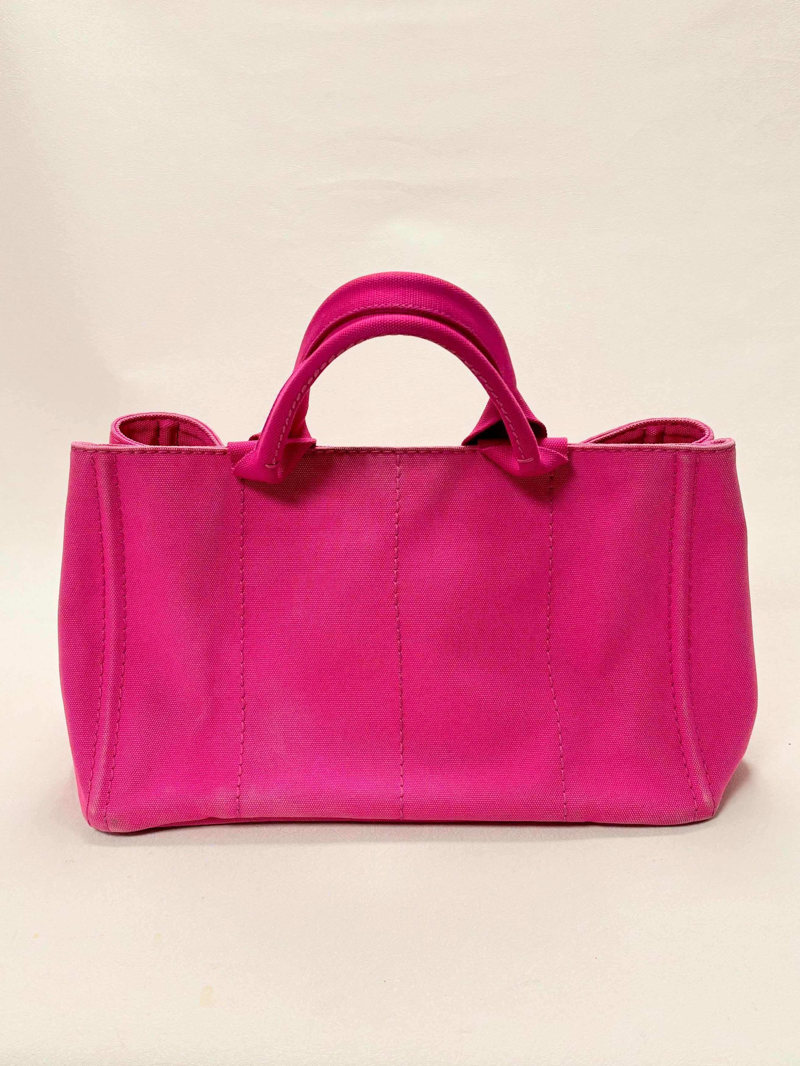 Prada Sac Canapa Denim rose Size ONE SIZE - 7 Thumbnail