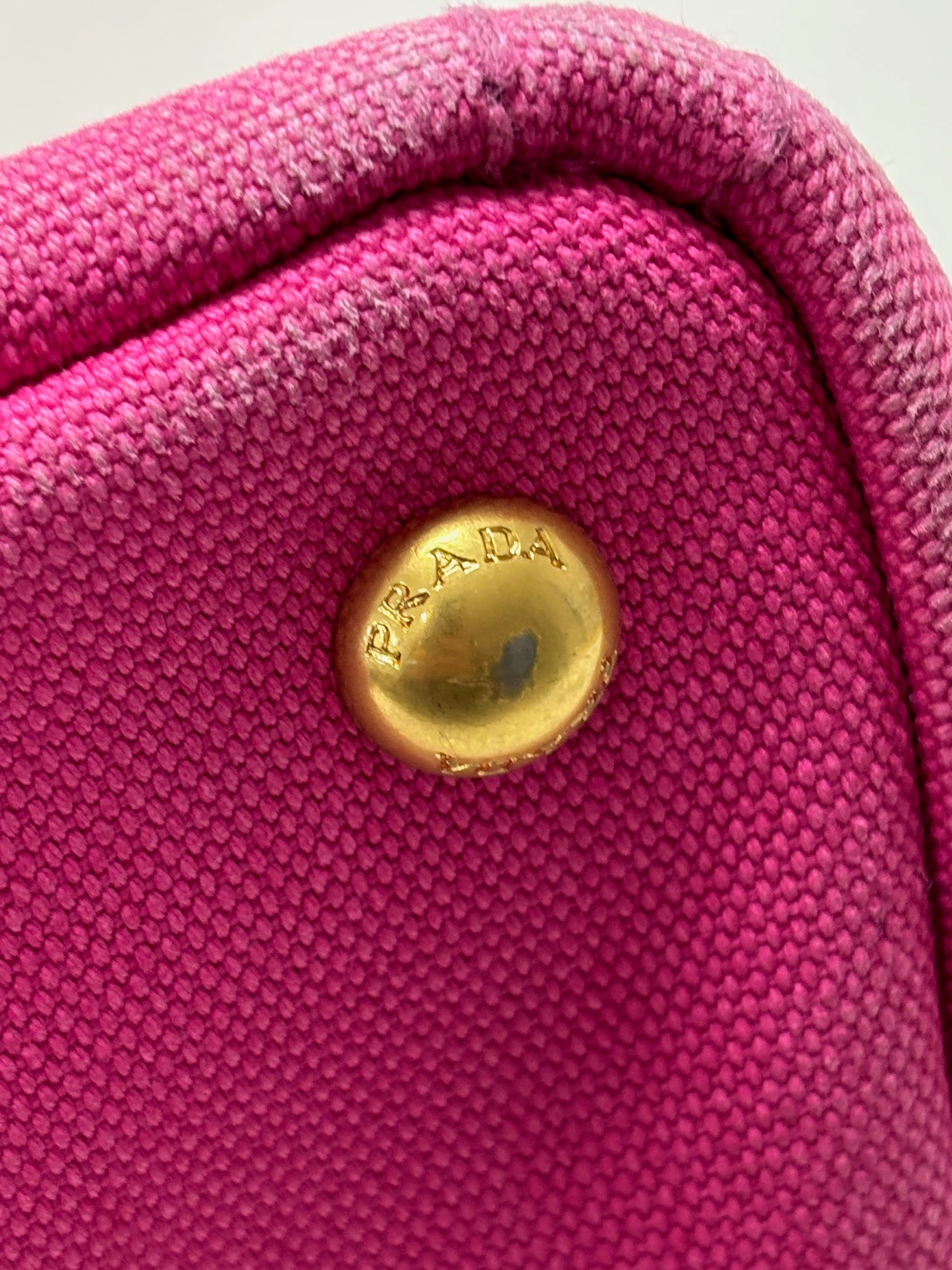 Prada Sac Canapa Denim rose Size ONE SIZE - 9 Thumbnail