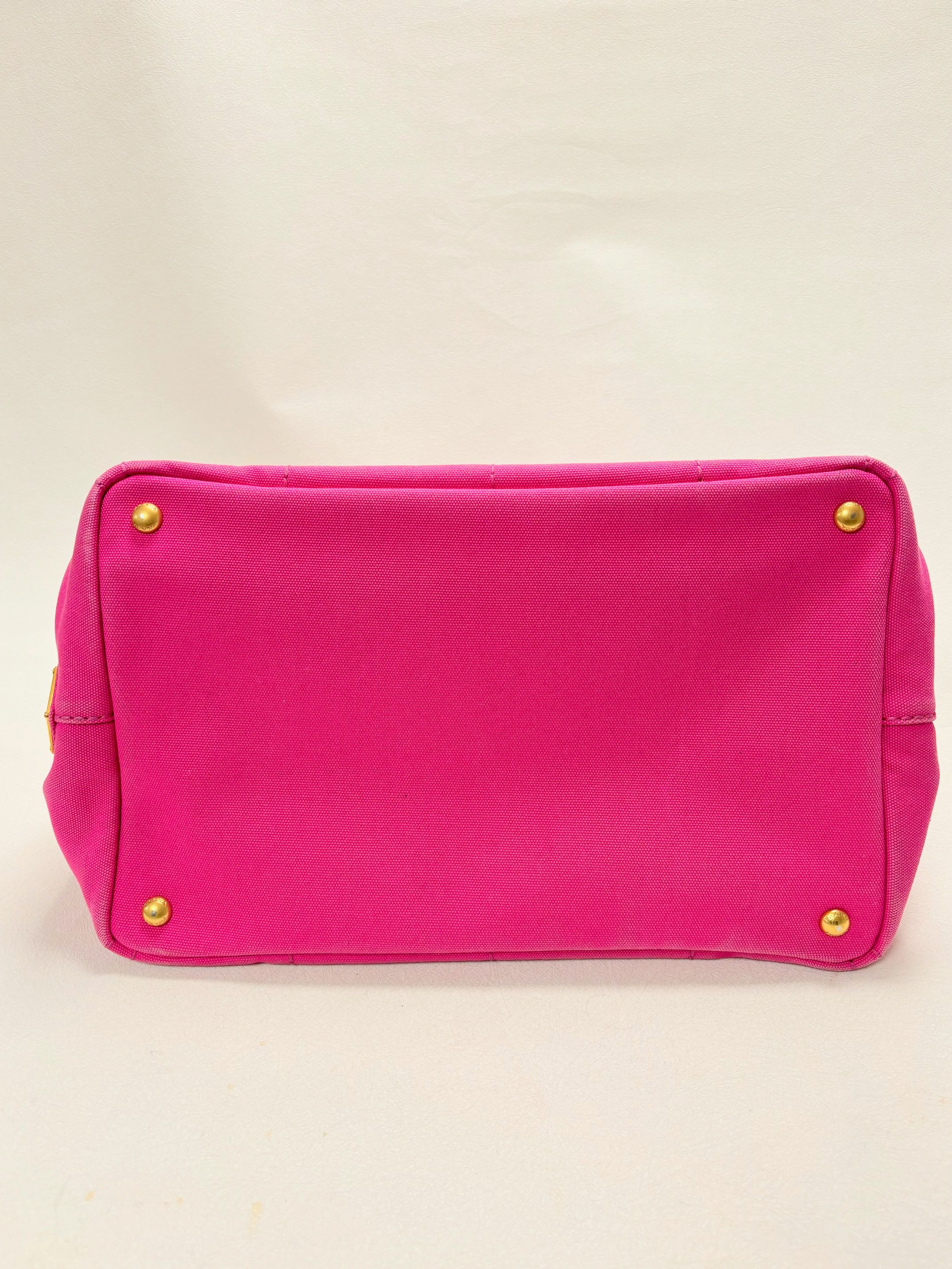 Prada Sac Canapa Denim rose Size ONE SIZE - 8 Thumbnail