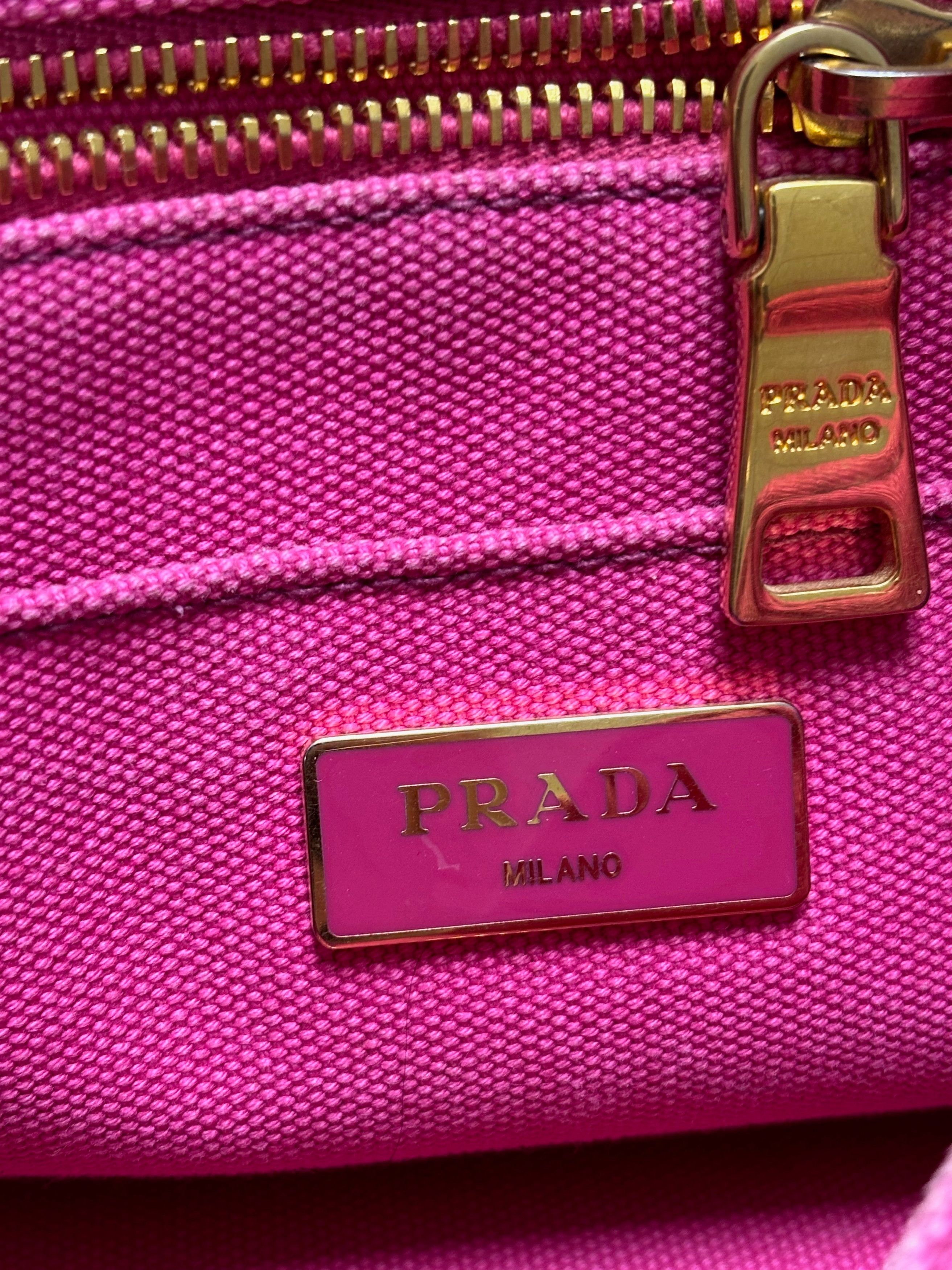 Prada Sac Canapa Denim rose Size ONE SIZE - 12 Thumbnail