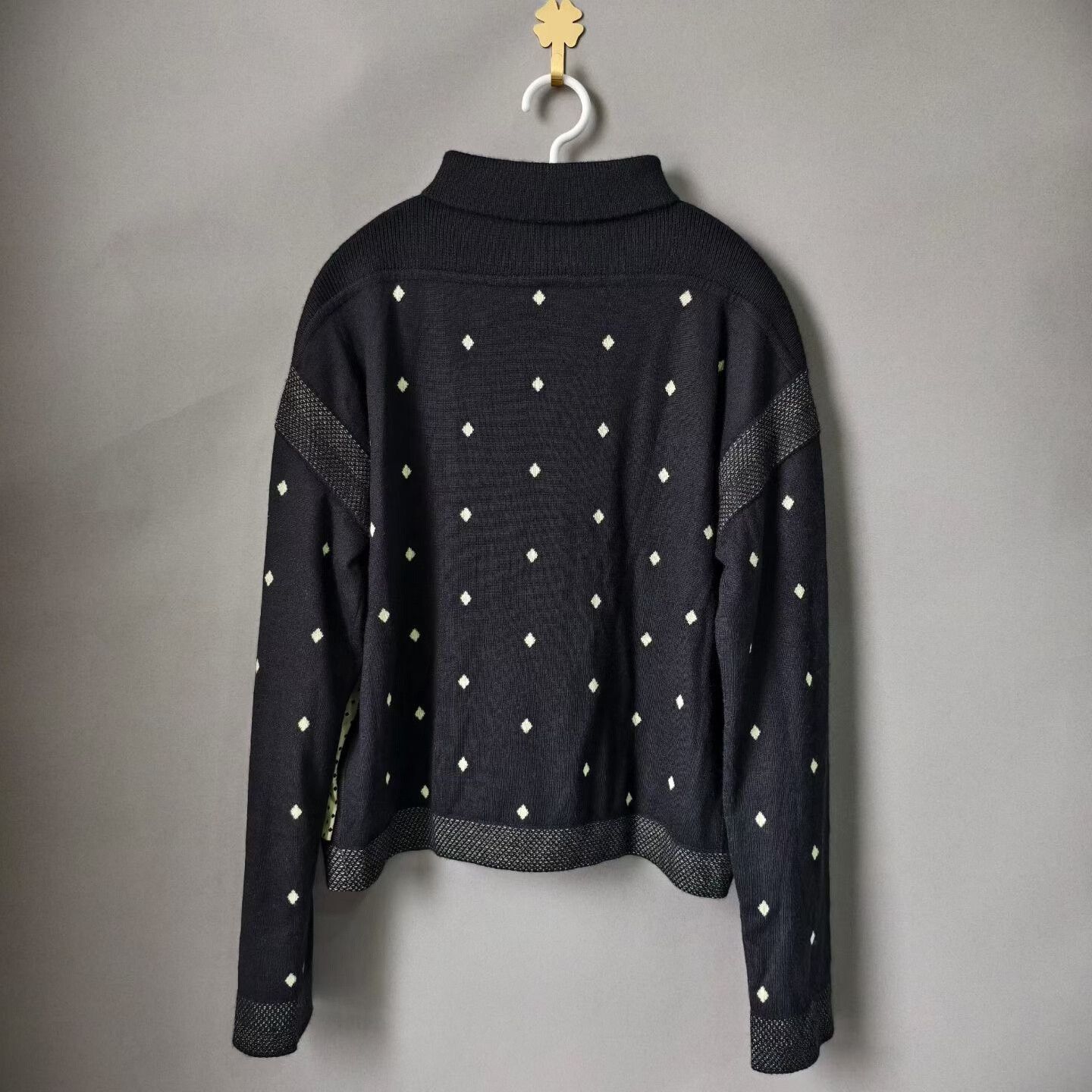 Hermes Hermes Cashmere Silk Printed Spliced Knit Size S / US 4 / IT 40 - 2 Thumbnail
