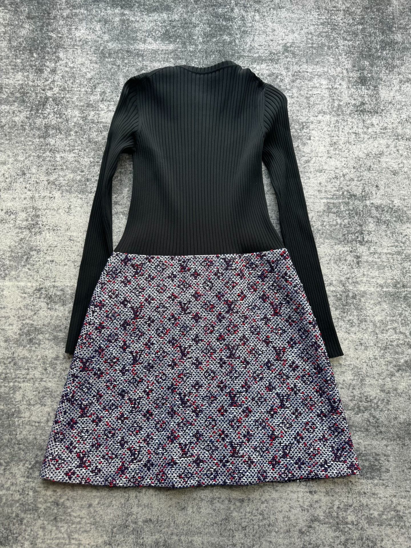 Louis Vuitton Louis Vuitton Knit Monogram Paneled Zip Dress Size S / US 4 / IT 40 - 2 Thumbnail