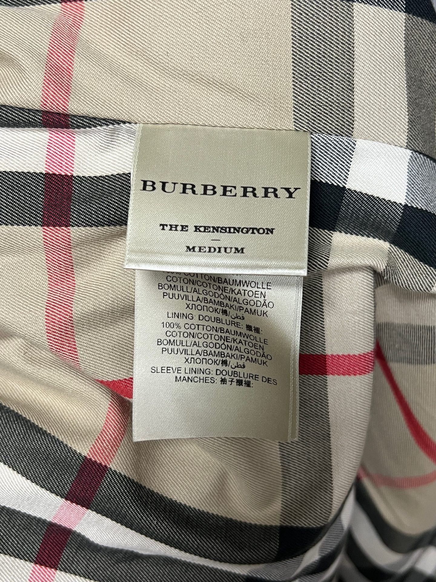 Burberry Burberry Kensington Double-Breasted Check Trench Size M / US 6-8 / IT 42-44 - 4 Thumbnail