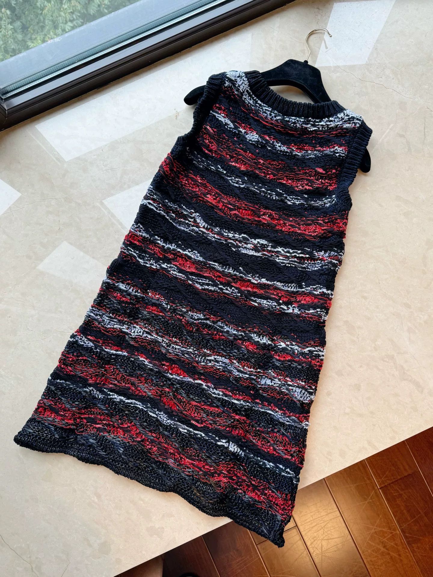 Chanel Chanel Knit Sleeveless A-Line Dress Size XXS / US 00 / IT 34 - 2 Thumbnail