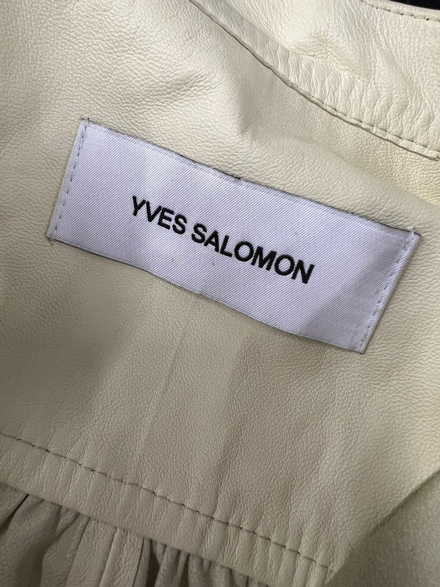 Yves Salomon Yves Salomon Leather Sleeveless Top Size M / US 6-8 / IT 42-44 - 3 Thumbnail