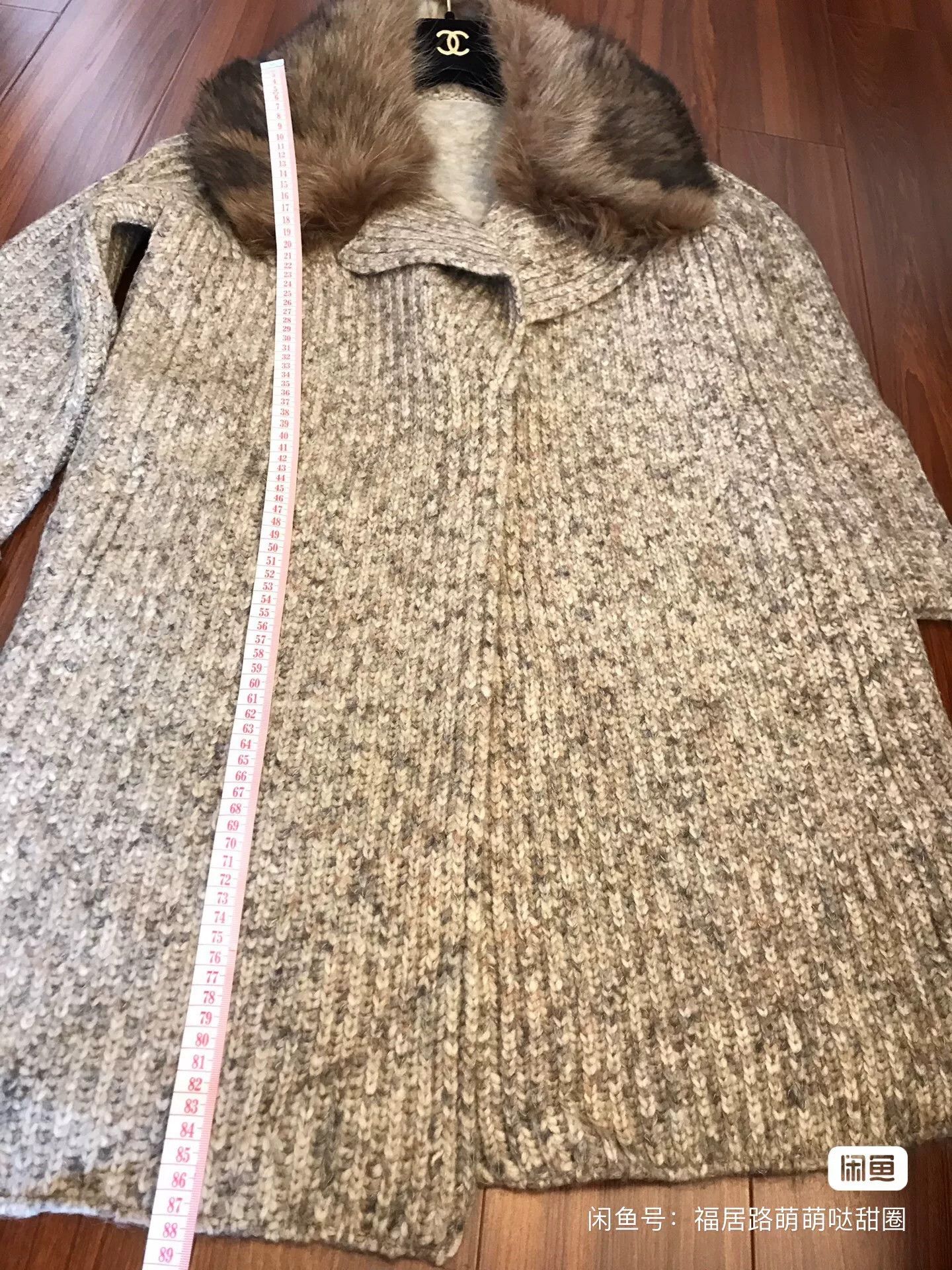 Sportmax Sportmax Cashmere Coat with Fur Collar Size M / US 6-8 / IT 42-44 - 7 Thumbnail
