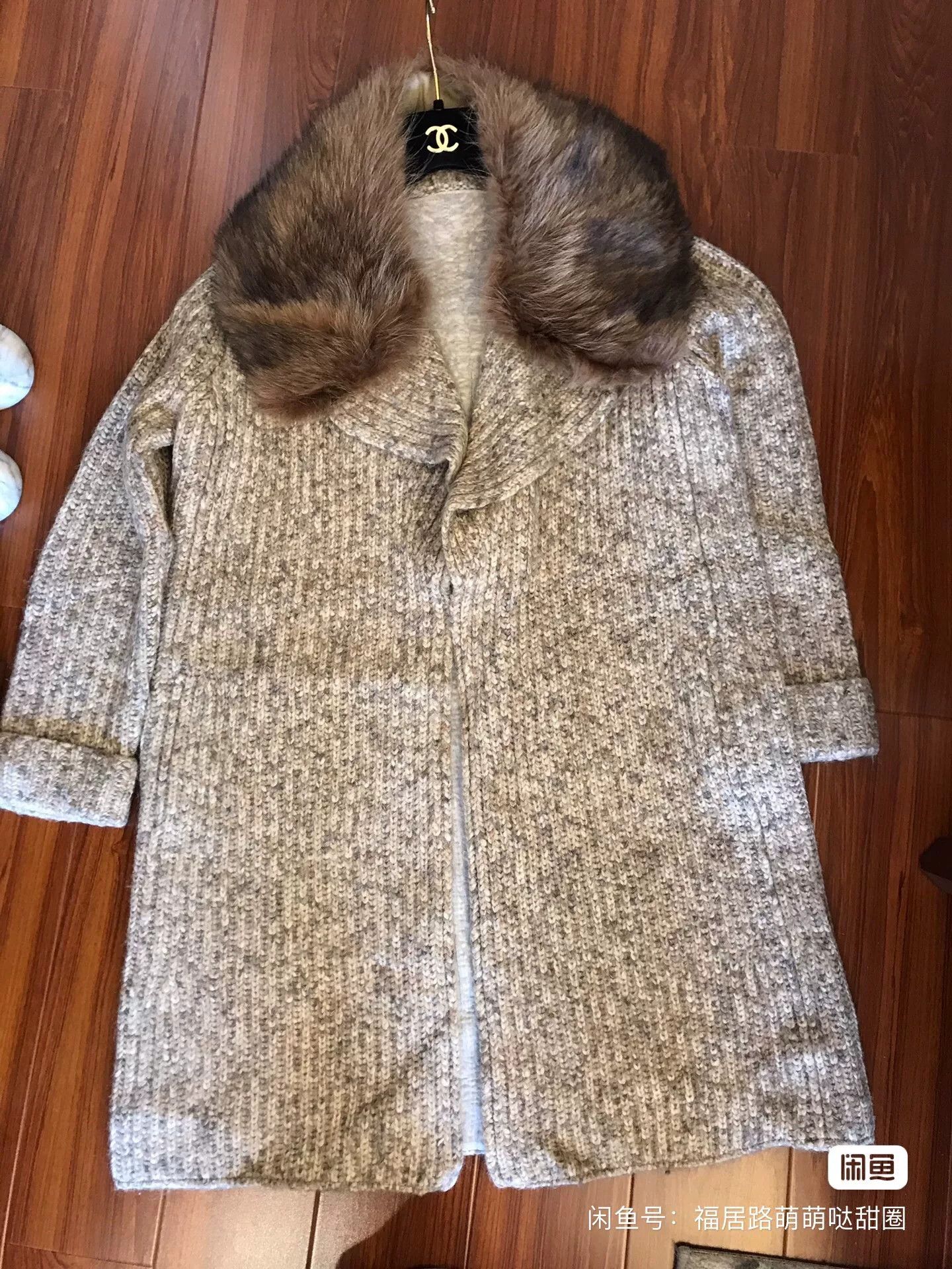 Sportmax Sportmax Cashmere Coat with Fur Collar Size M / US 6-8 / IT 42-44 - 9 Thumbnail