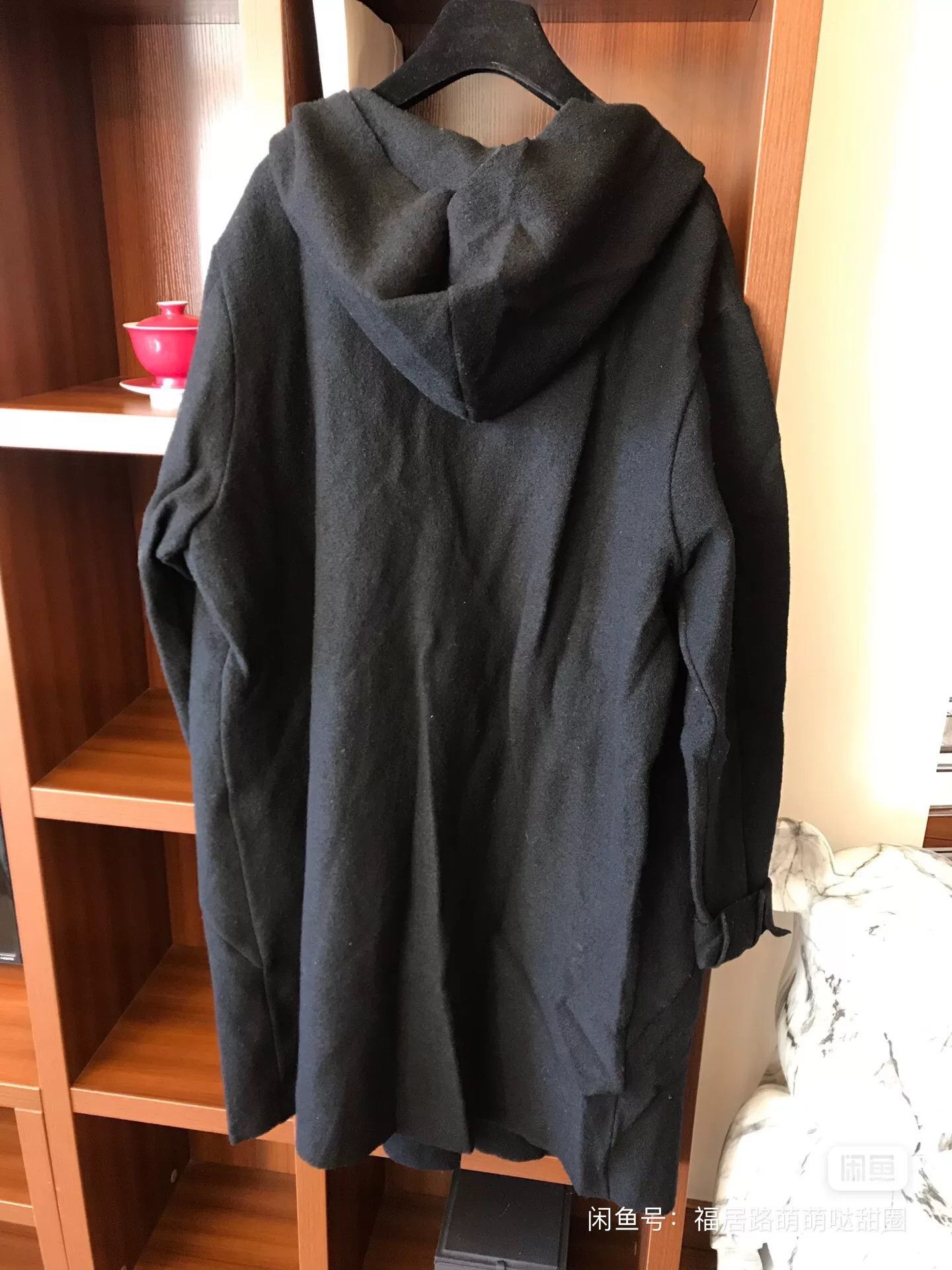 Other Dark Wool Hooded Coat, Brand New Size US S / EU 44-46 / 1 - 4 Thumbnail