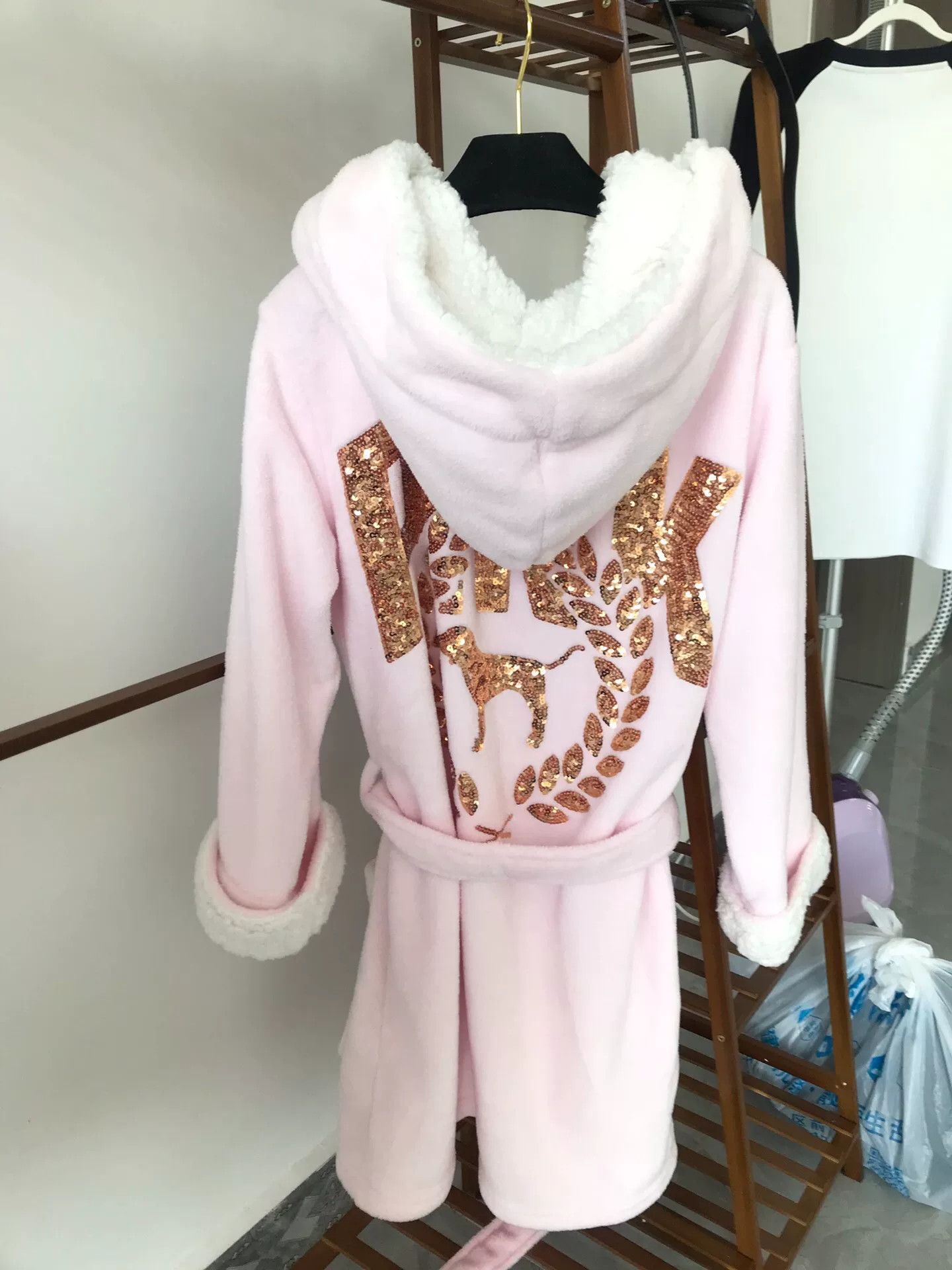 Pink PINK Authentic Women's Bathrobe Size M / US 6-8 / IT 42-44 - 4 Thumbnail