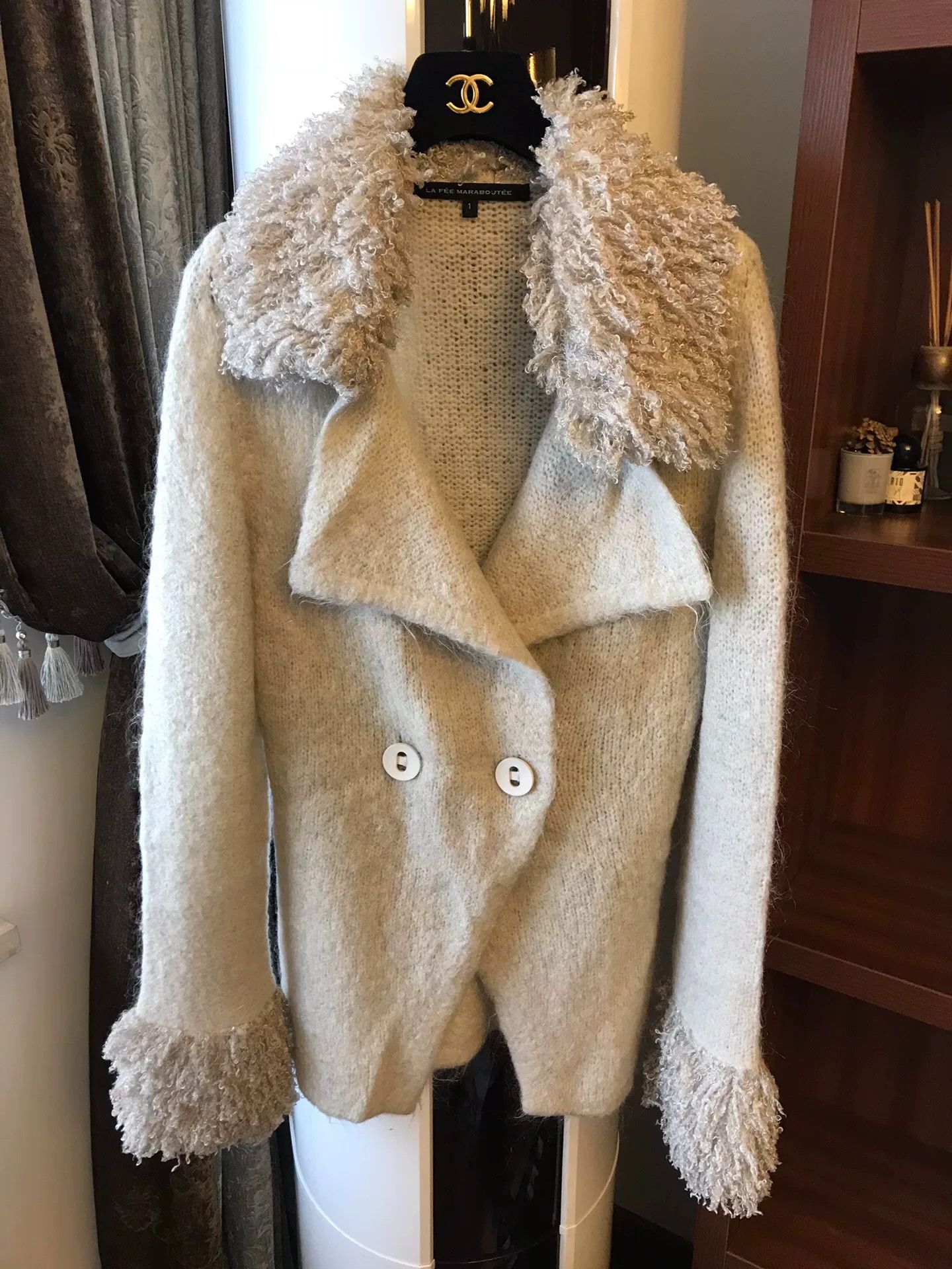 Other La Fee Maraboutee Women's Knit Coat Size M / US 6-8 / IT 42-44 - 6 Thumbnail