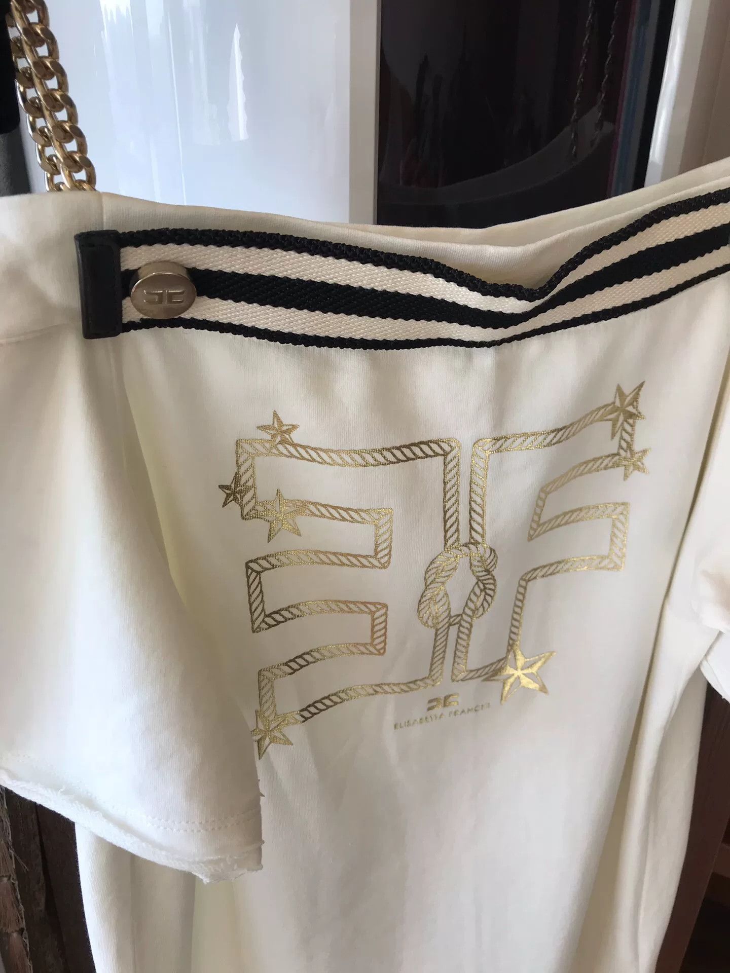 Other Women's Italian White Top Size M / US 6-8 / IT 42-44 - 2 Thumbnail