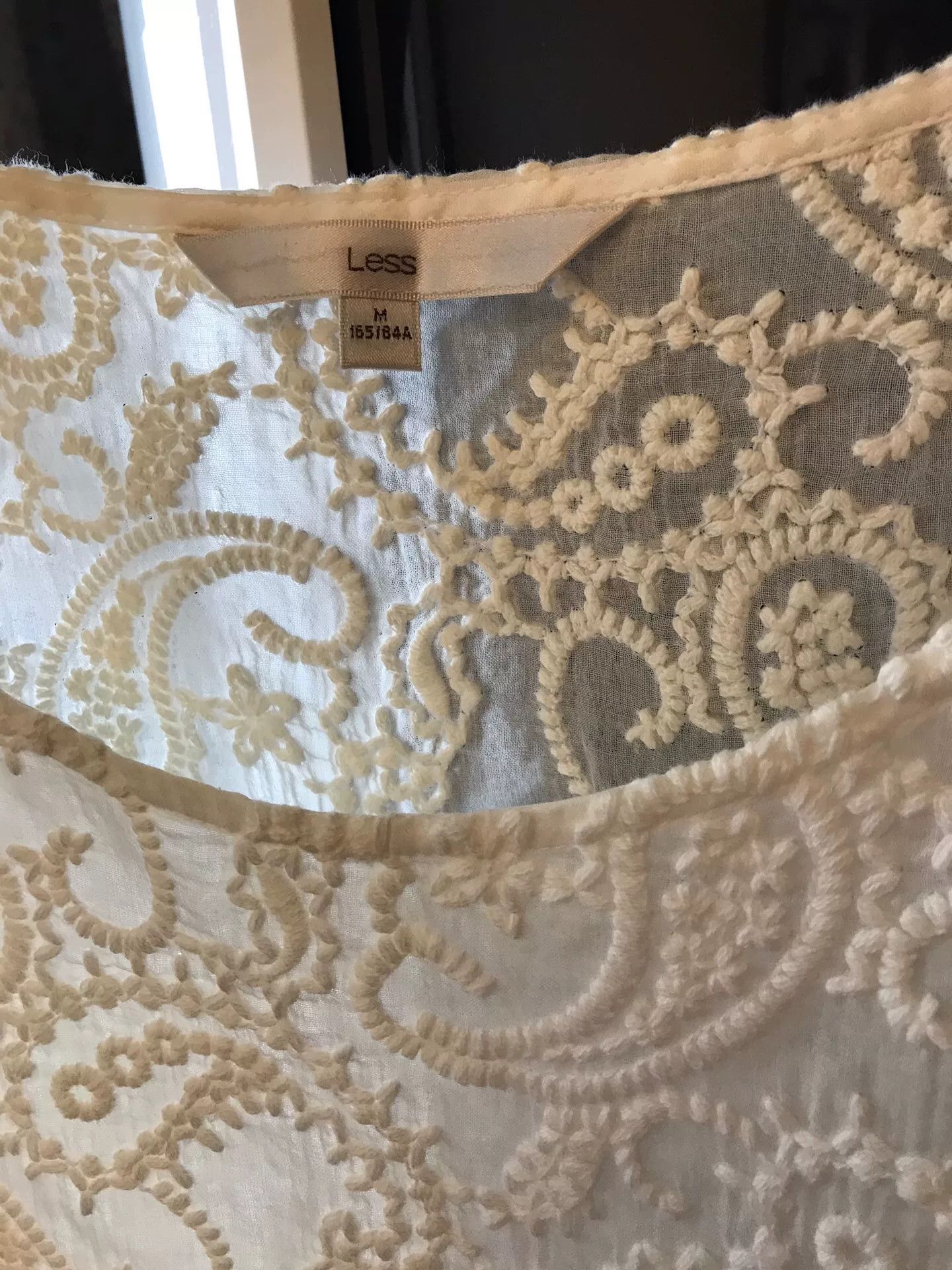 Other Less Women's Cotton Lace Top Size M / US 6-8 / IT 42-44 - 2 Thumbnail