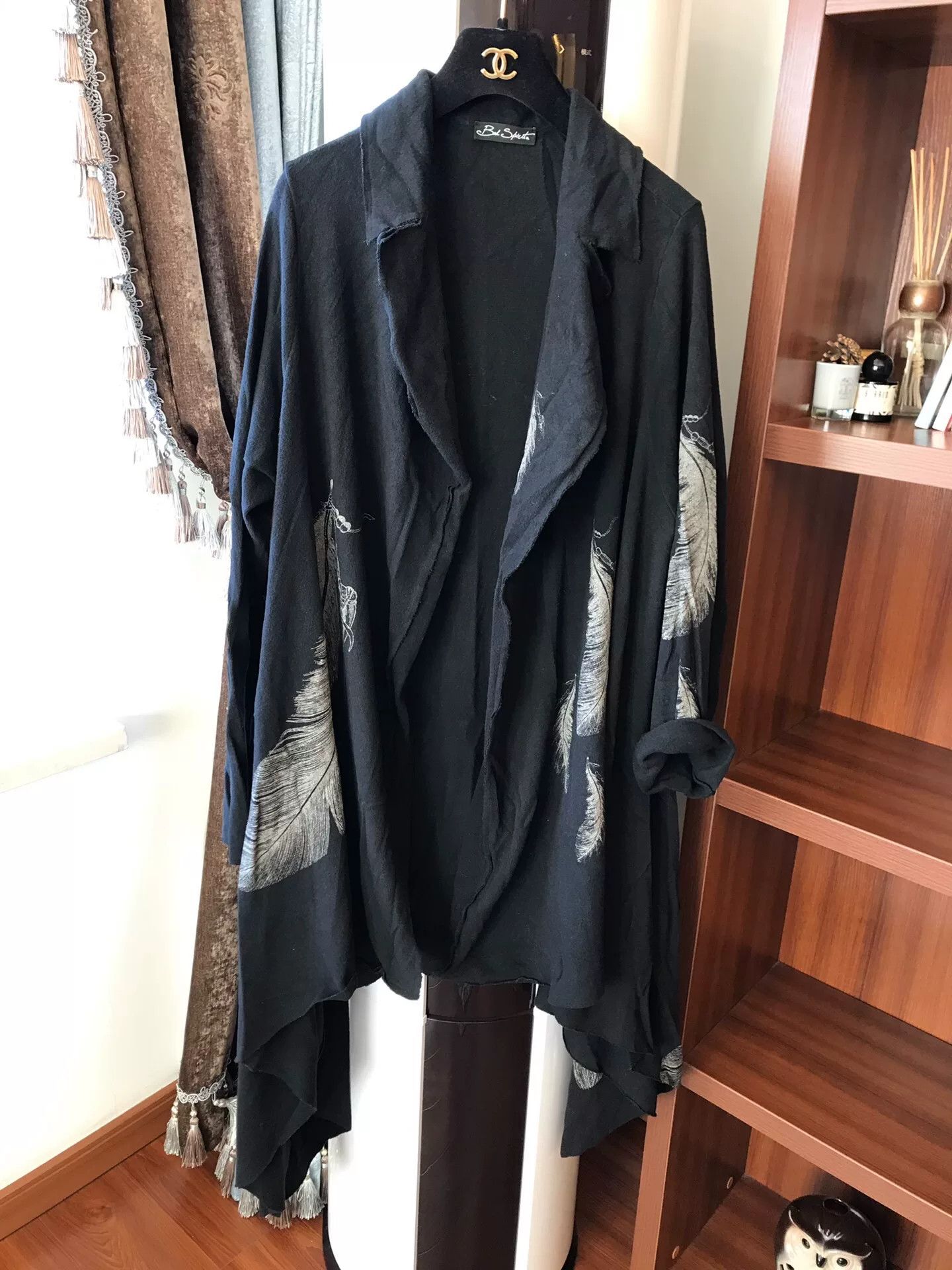 Other Bad Spiut Dark Women's Fashion Coat Size M / US 6-8 / IT 42-44 - 4 Thumbnail
