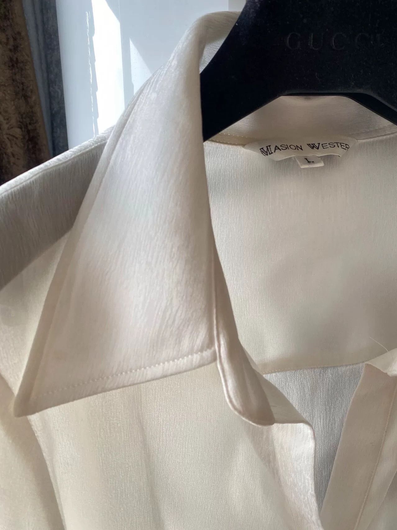 Other Masion Wester White Shirt L Size L / US 10 / IT 46 - 4 Thumbnail