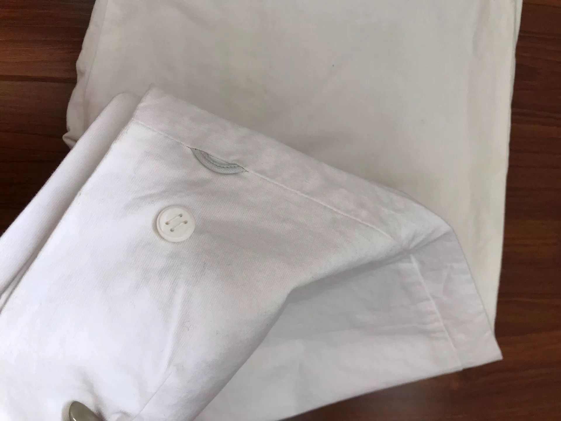 Other Korean Imported Women's White Pants Size 38" / US 16 / IT 52 - 7 Thumbnail
