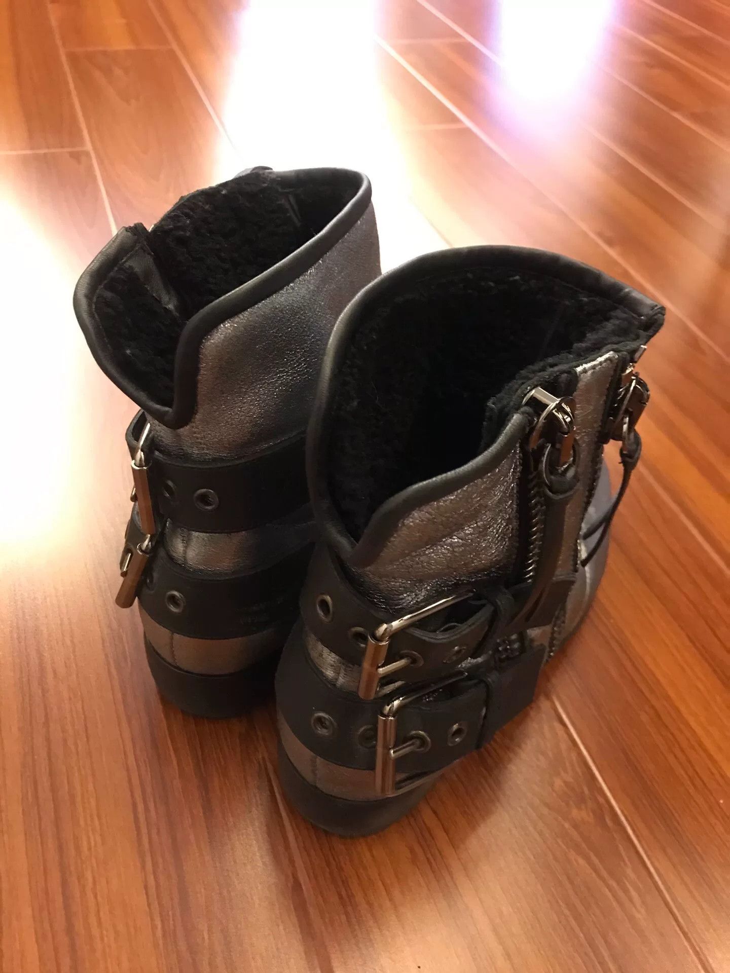 Other GZ Women's Leather Fur-Lined Boots Size US 6 / IT 36 - 5 Thumbnail