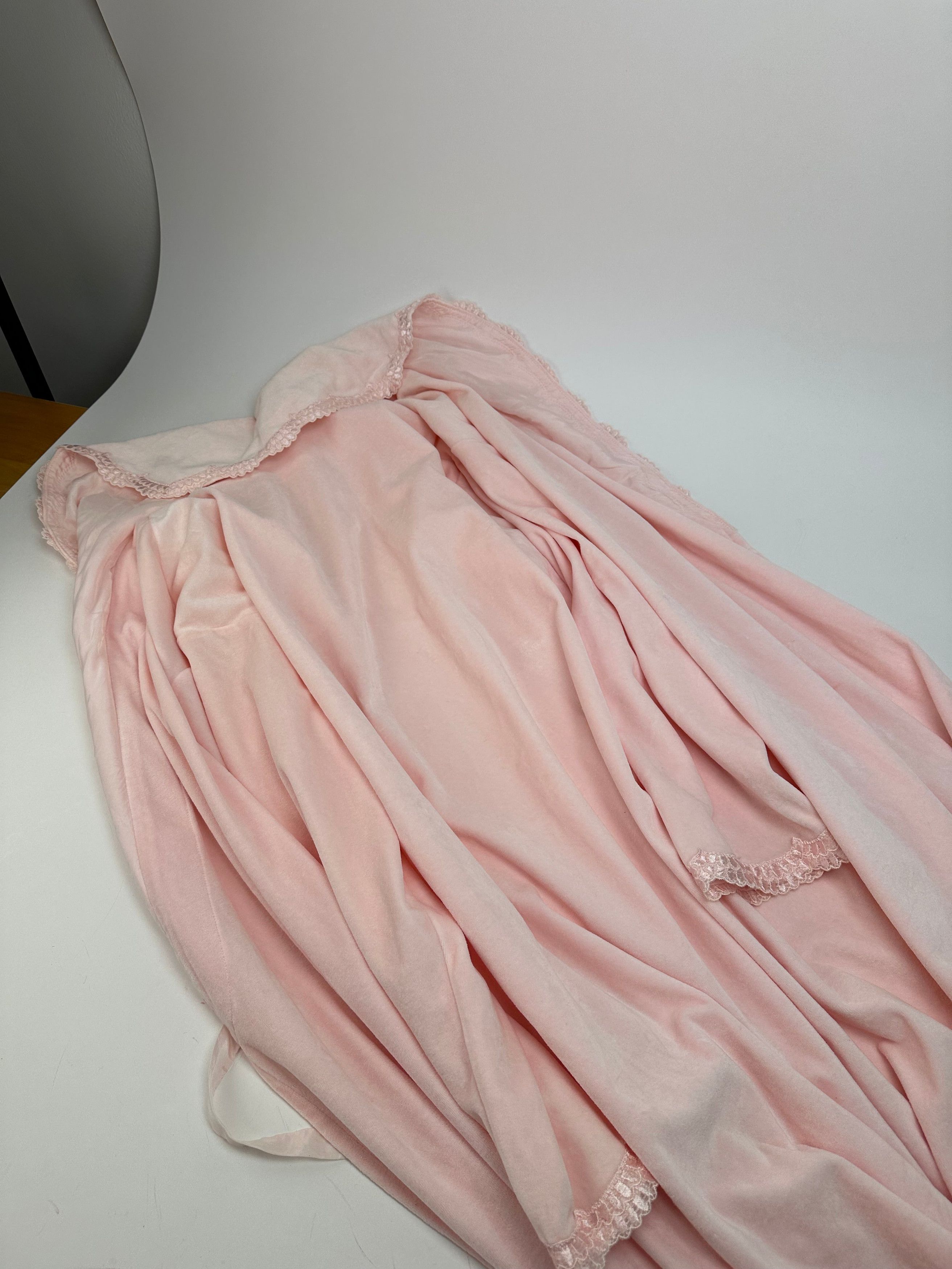 Dior Vintage Christian Velour Bathrobe Pink M Size M / US 6-8 / IT 42-44 - 12 Thumbnail