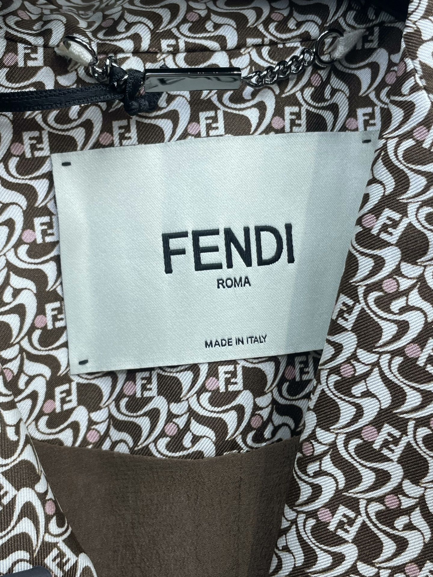 Fendi Fendi Full Logo Blazer Size S / US 4 / IT 40 - 5 Thumbnail